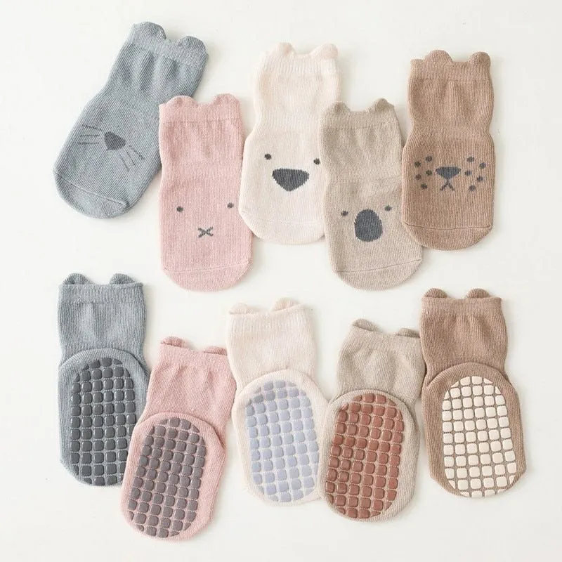 3 Pairs Socks/ Cute Cotton Toddler Socks For 0-3 Years