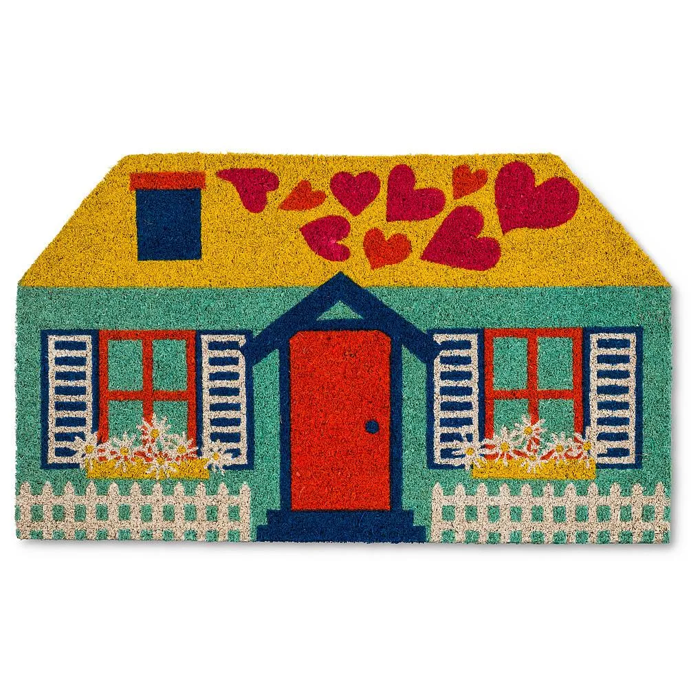 Abbott Doormat - House-Shaped (Í)