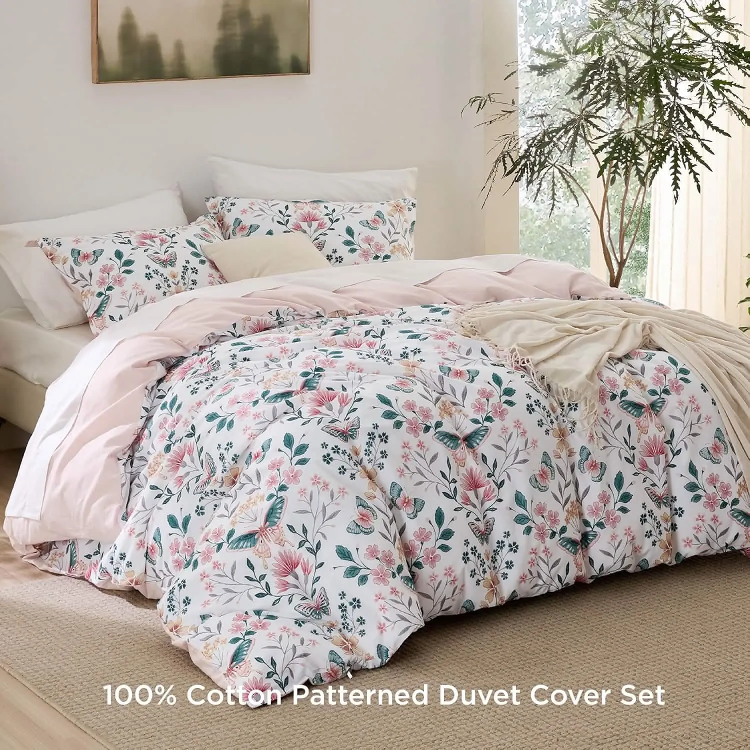 Bedsure Ultimate Comfort With Stylish Design Pink