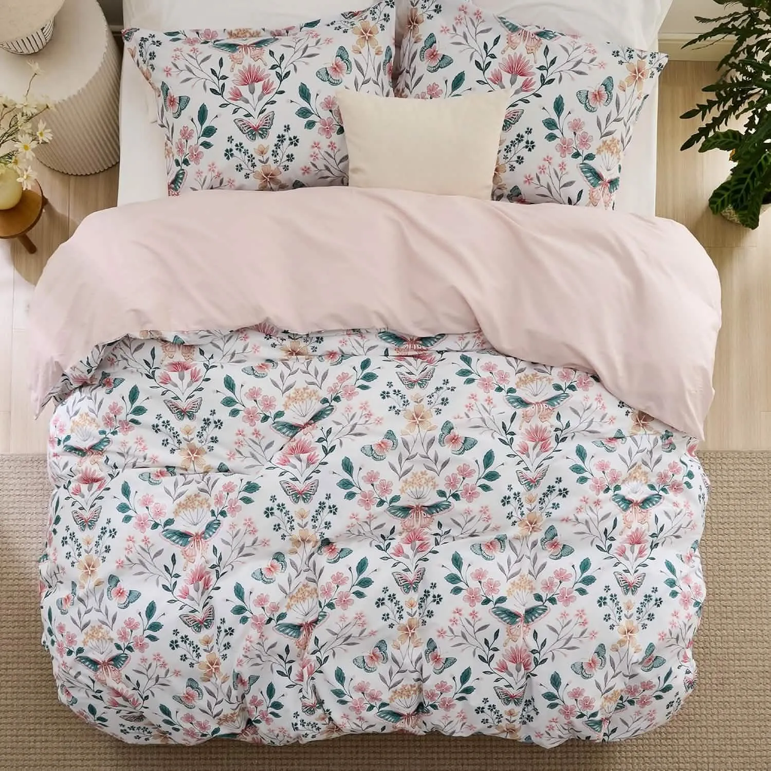 Bedsure Ultimate Comfort With Stylish Design Pink