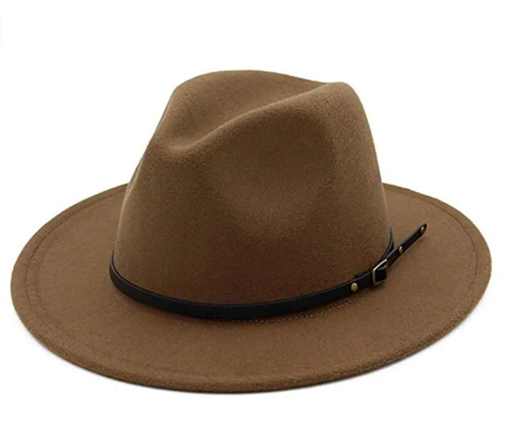 Belt Buckle Fedora Hat