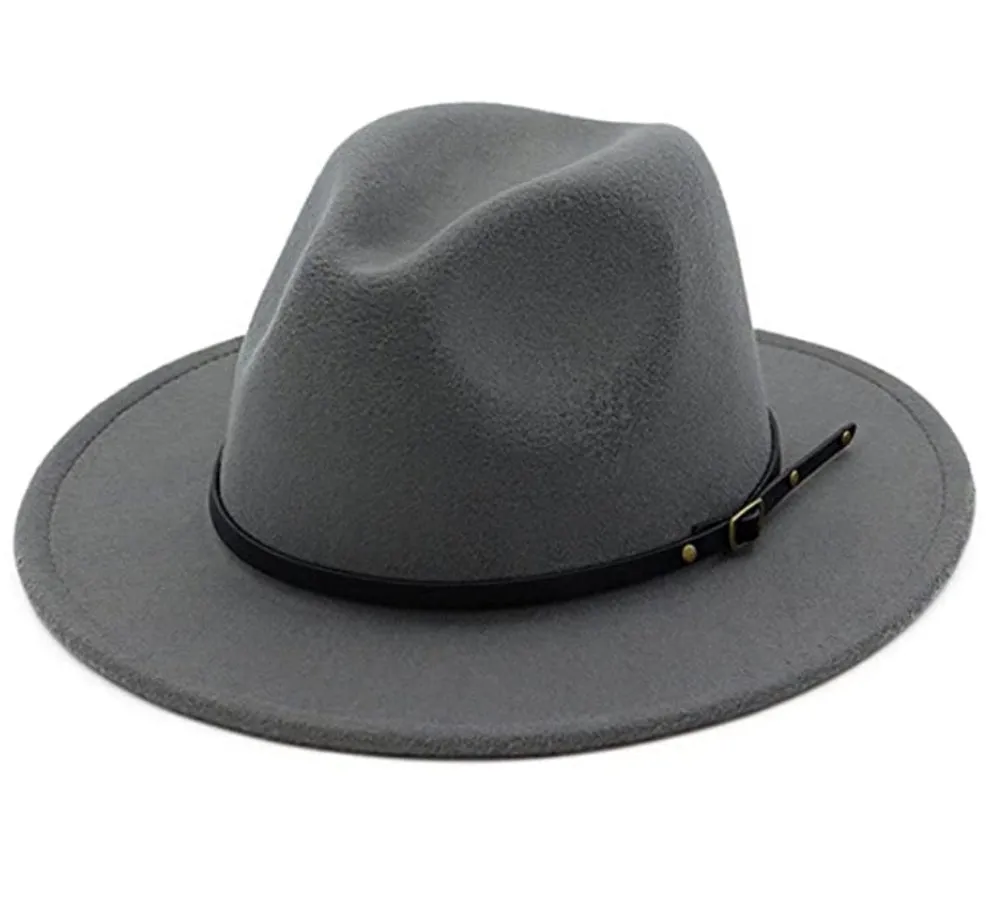 Belt Buckle Fedora Hat