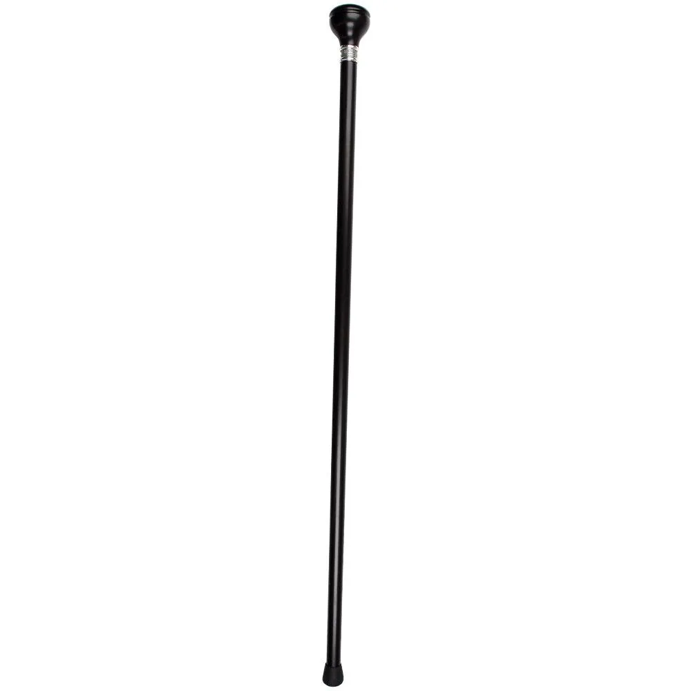 Best Grandpa Knob Walking Stick w/ Black Beechwood Shaft & Pewter Collar