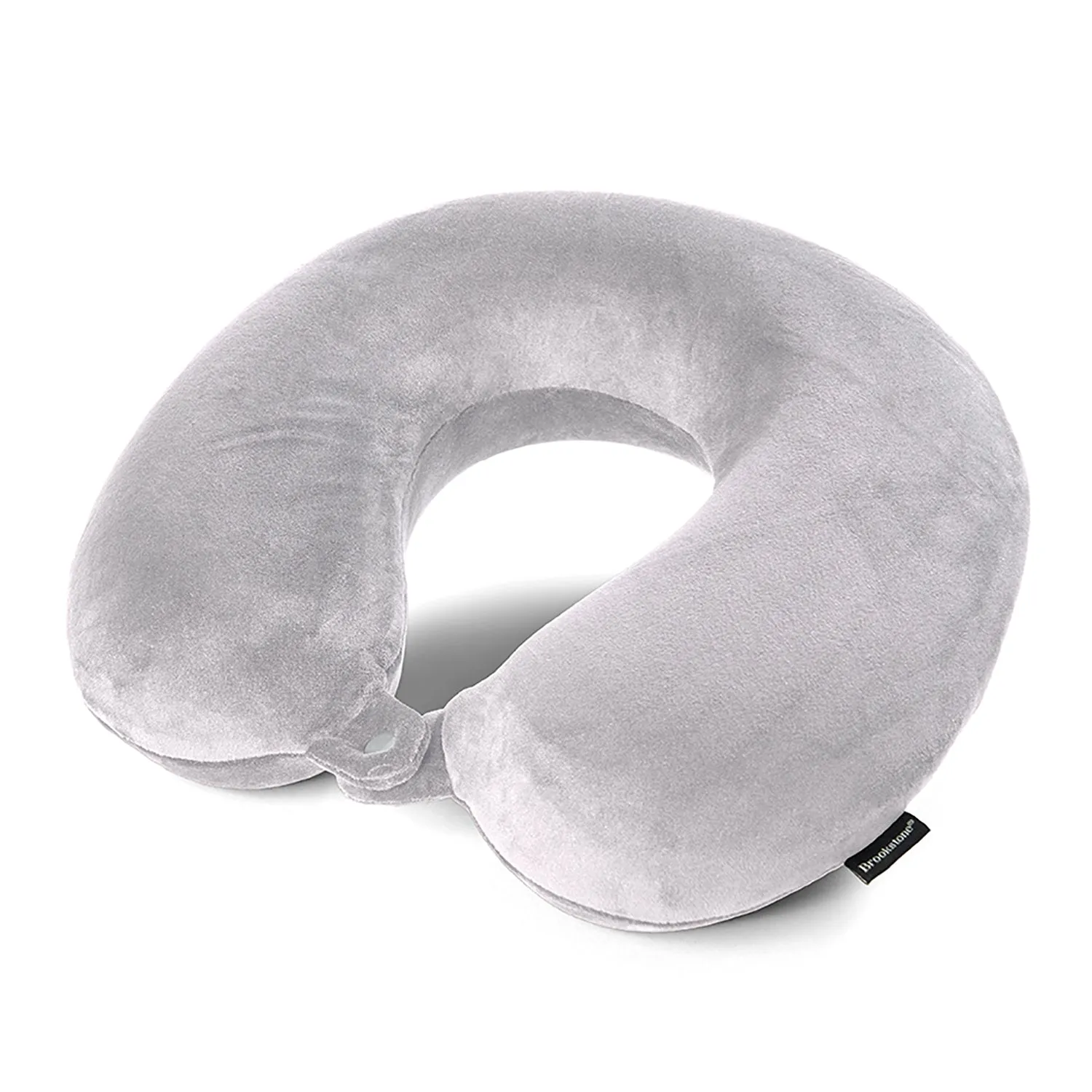 Brookstone Comfort Classic Memory Foam Travel Neck Pillow