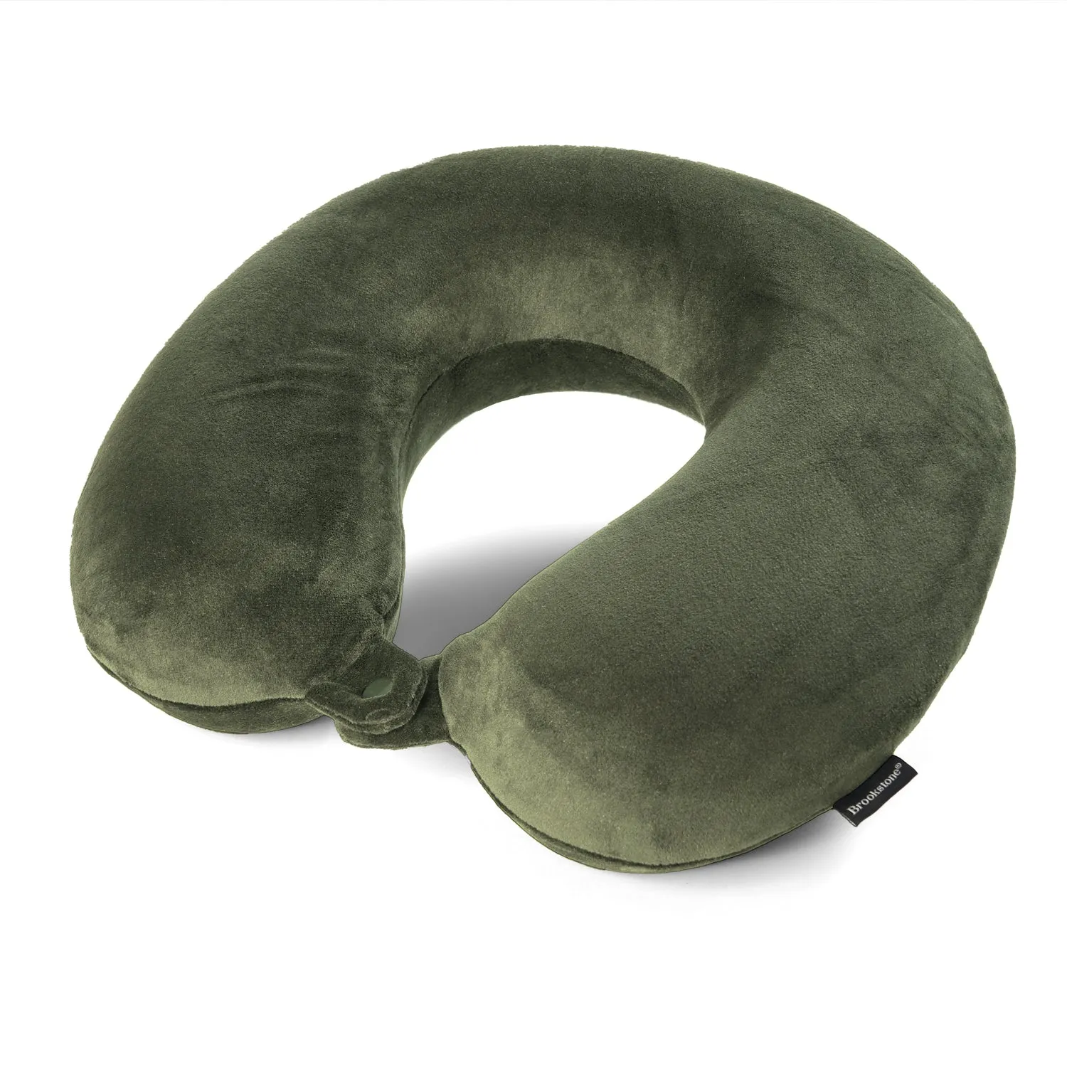 Brookstone Comfort Classic Memory Foam Travel Neck Pillow