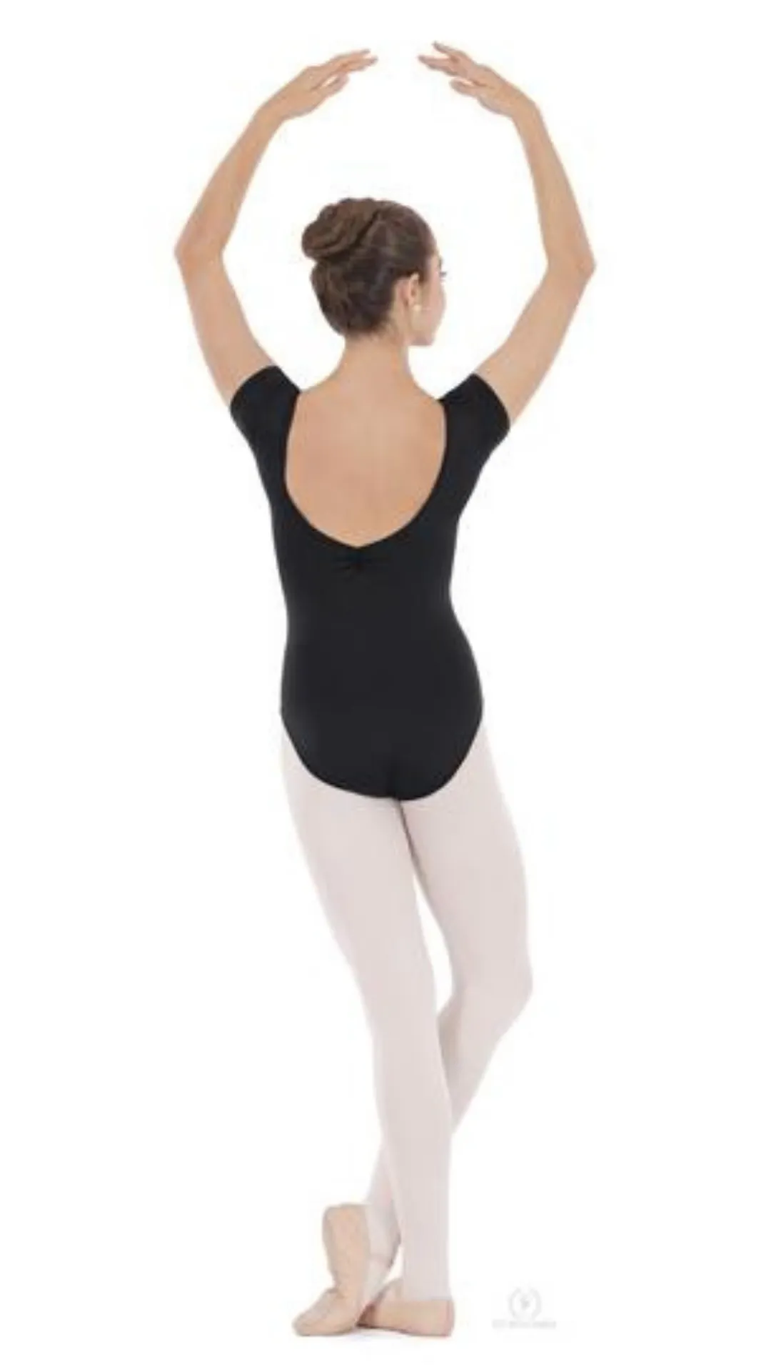 Cap Sleeve Low Back Leotard 44525