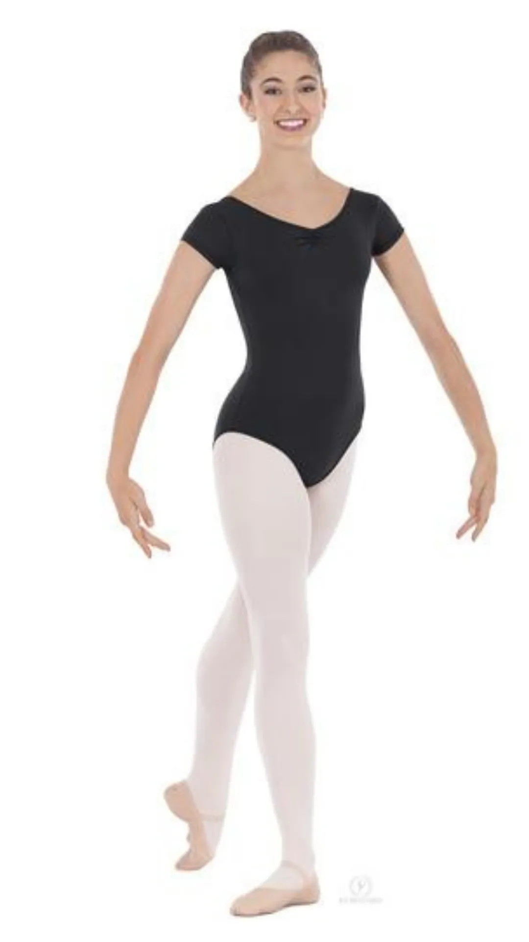 Cap Sleeve Low Back Leotard 44525