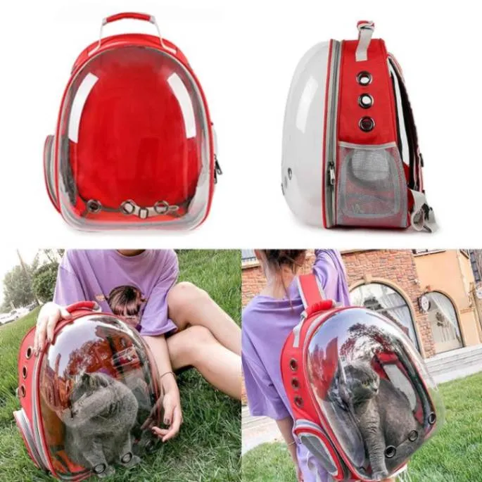 Cat Carrier Backpack with Bubble Window: Stylish and Comfortable Travel for Your Feline!