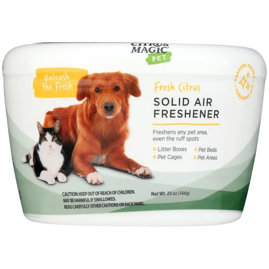 Citrus Magic Pet Solid Odor Absorber Citrus 20 oz Container