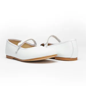 Classic Leather Mary Jane -- White