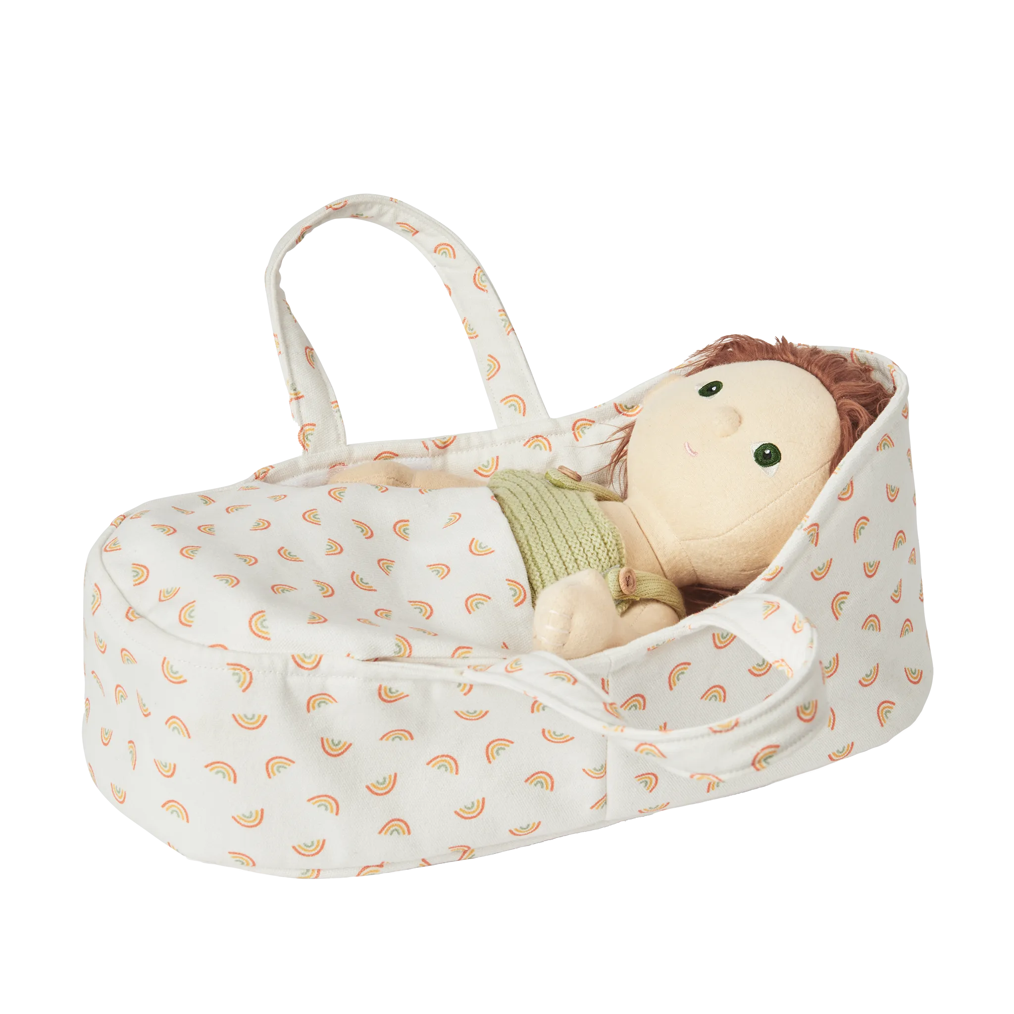 Dinkum Doll Carry Cot | Rainbow