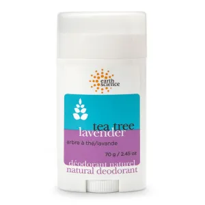 Earth Science Deodorant - Tea Tree Lavender (70g)