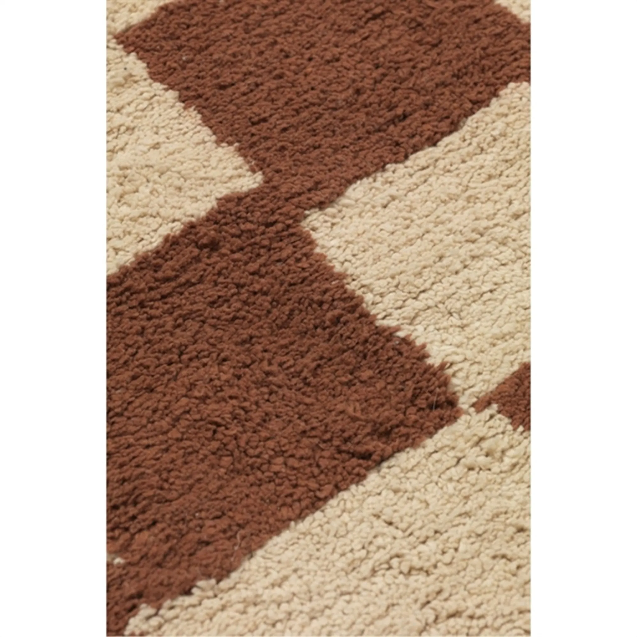 Ferm Living Mara Washable Rug Rust/Warm Sand