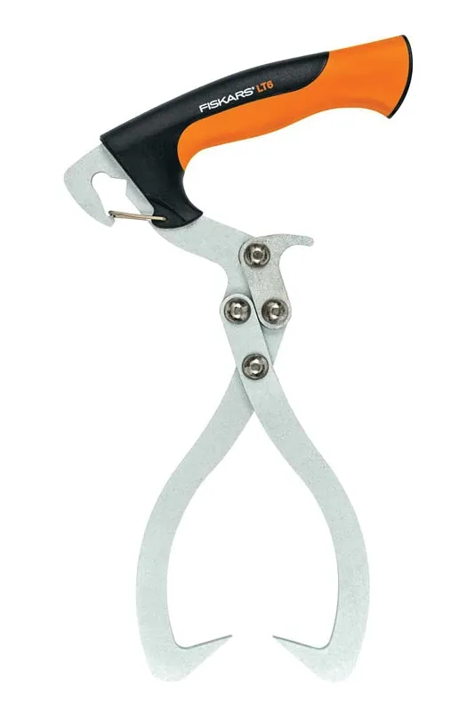 Fiskars 360310-1001 Log Tong, 9 to 12 in Opening, Sharp Tip, Steel Tip :EA: QUANTITY: 1