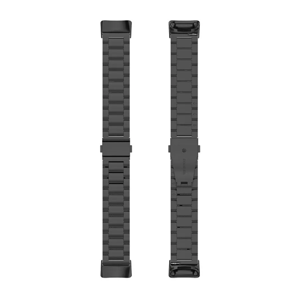 Fitbit Charge 5 triple bead stainless steel watch strap - Black