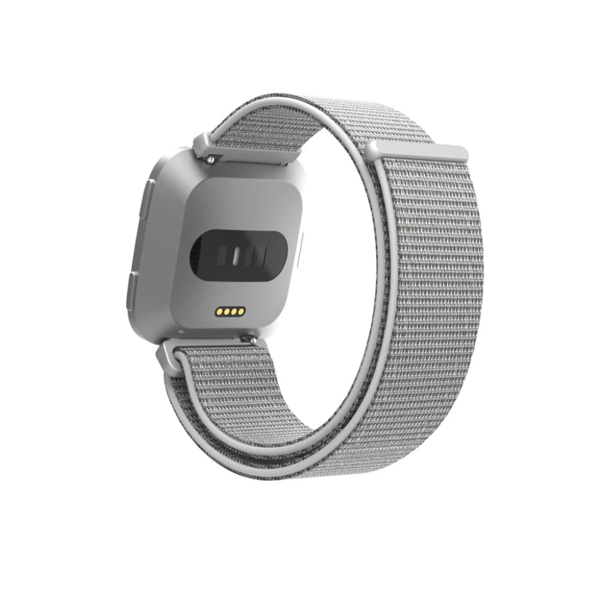 Fitbit Versa velcro closure flexible watchband - Silver