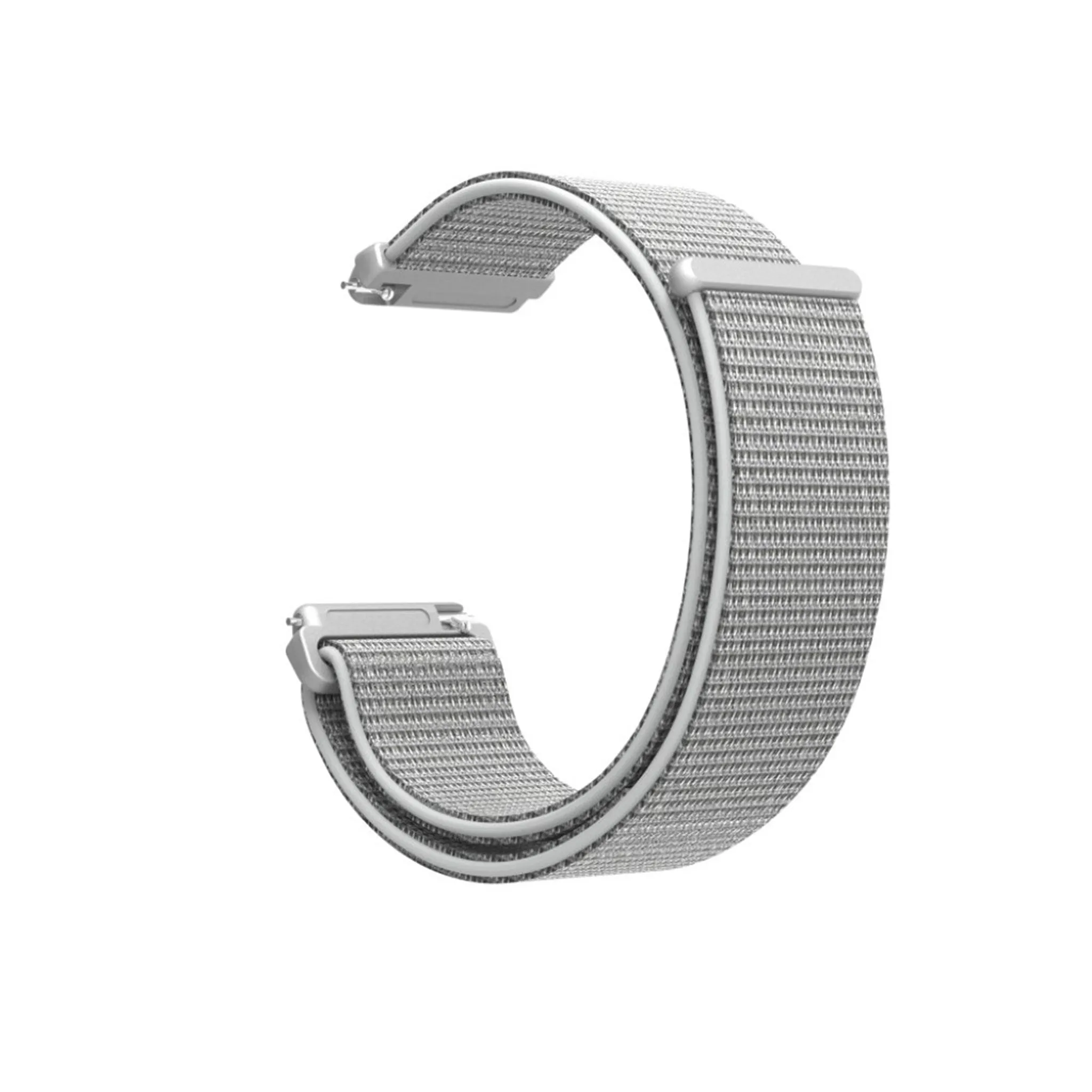 Fitbit Versa velcro closure flexible watchband - Silver