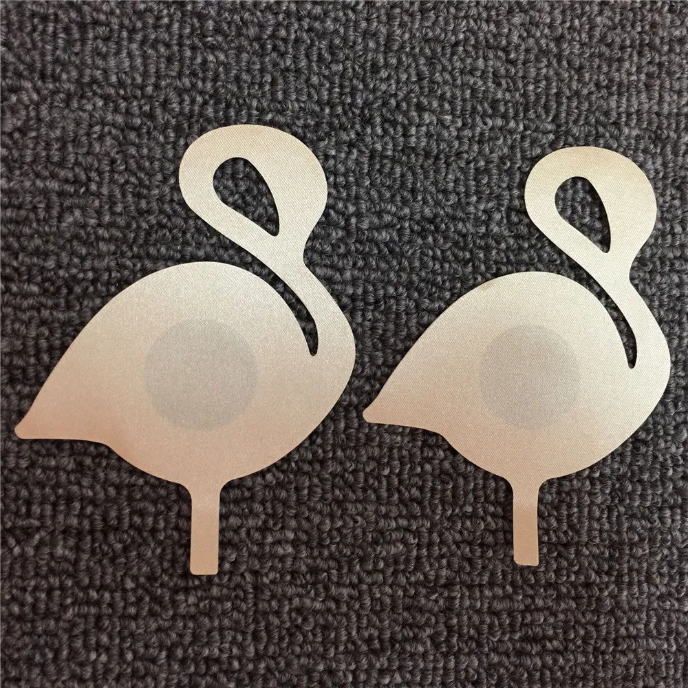 Flamingo thin breathable disposable nipple stickers