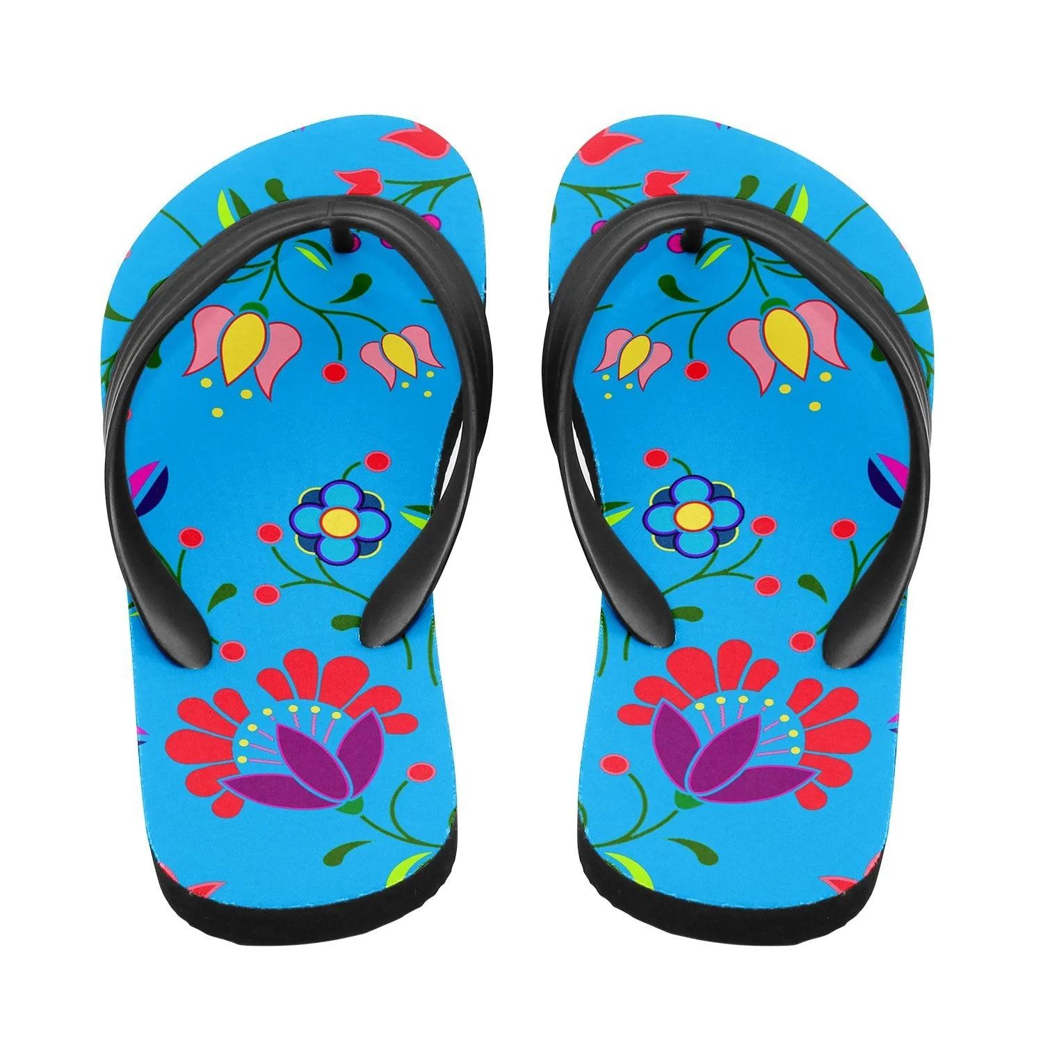 Fleur Indigine Ciel Flip Flops