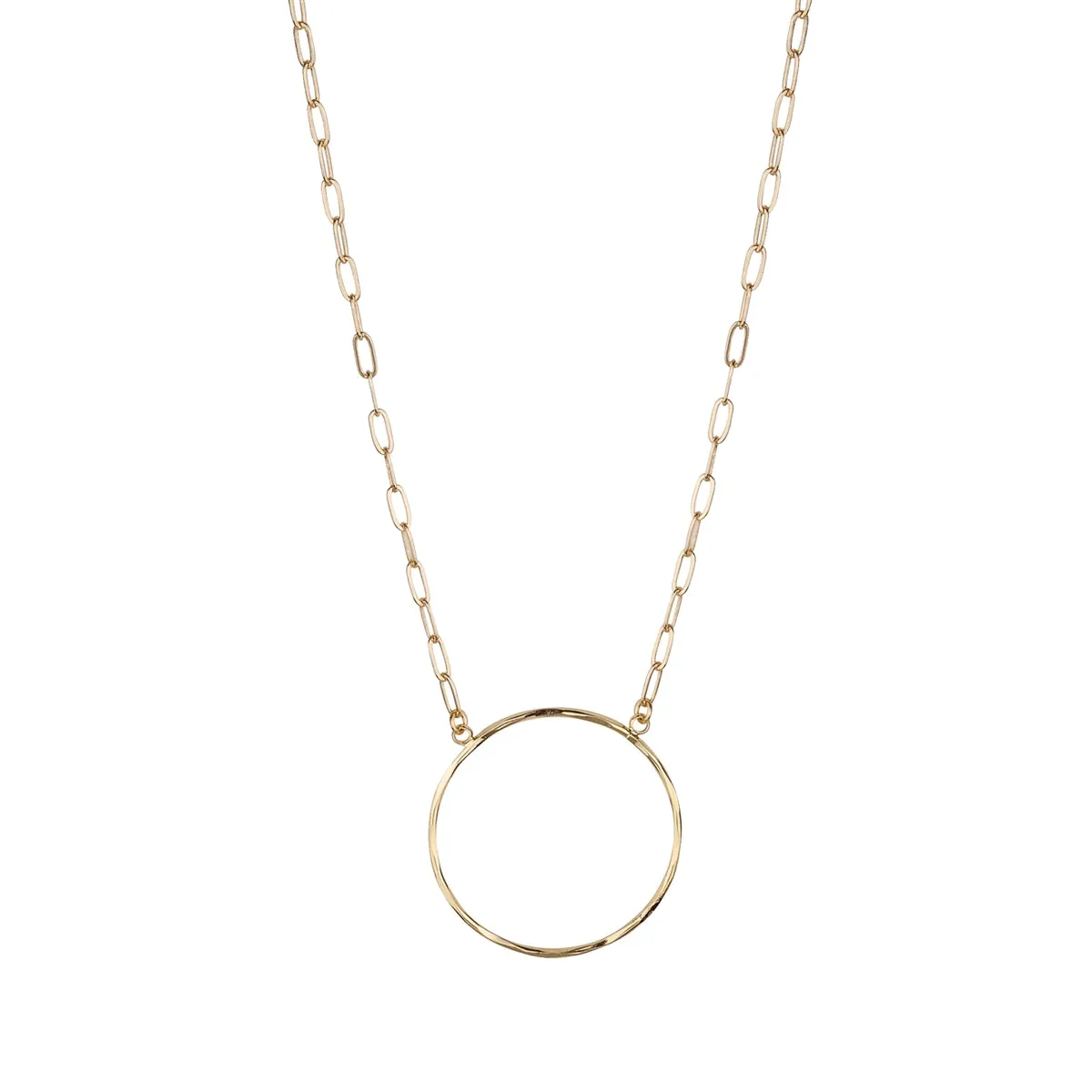 Floating Circle Necklace