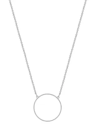 Floating Circle Necklace