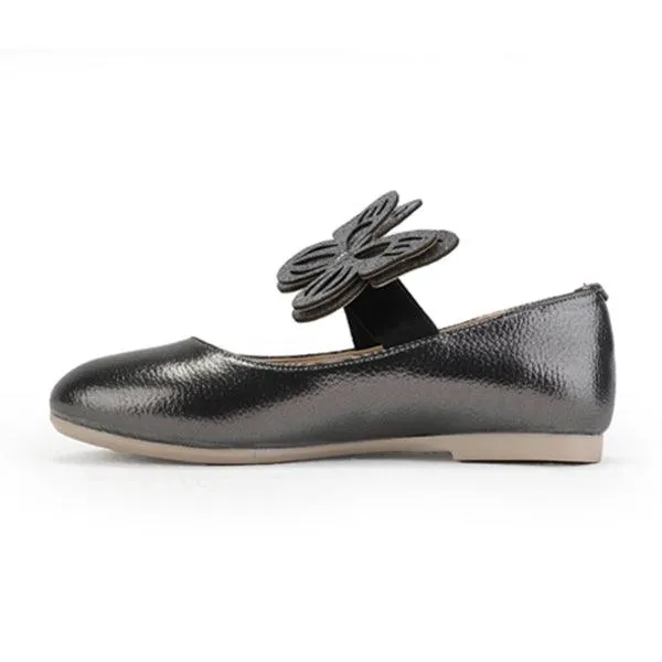 GIRLS BALLERINA SHOE - BLACK