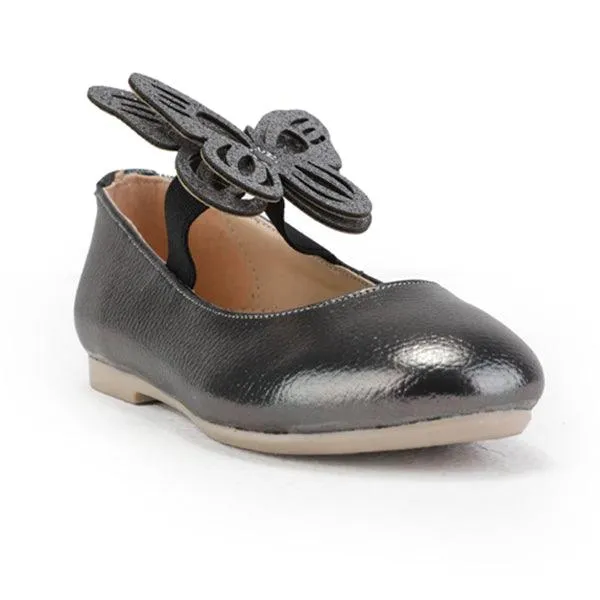 GIRLS BALLERINA SHOE - BLACK