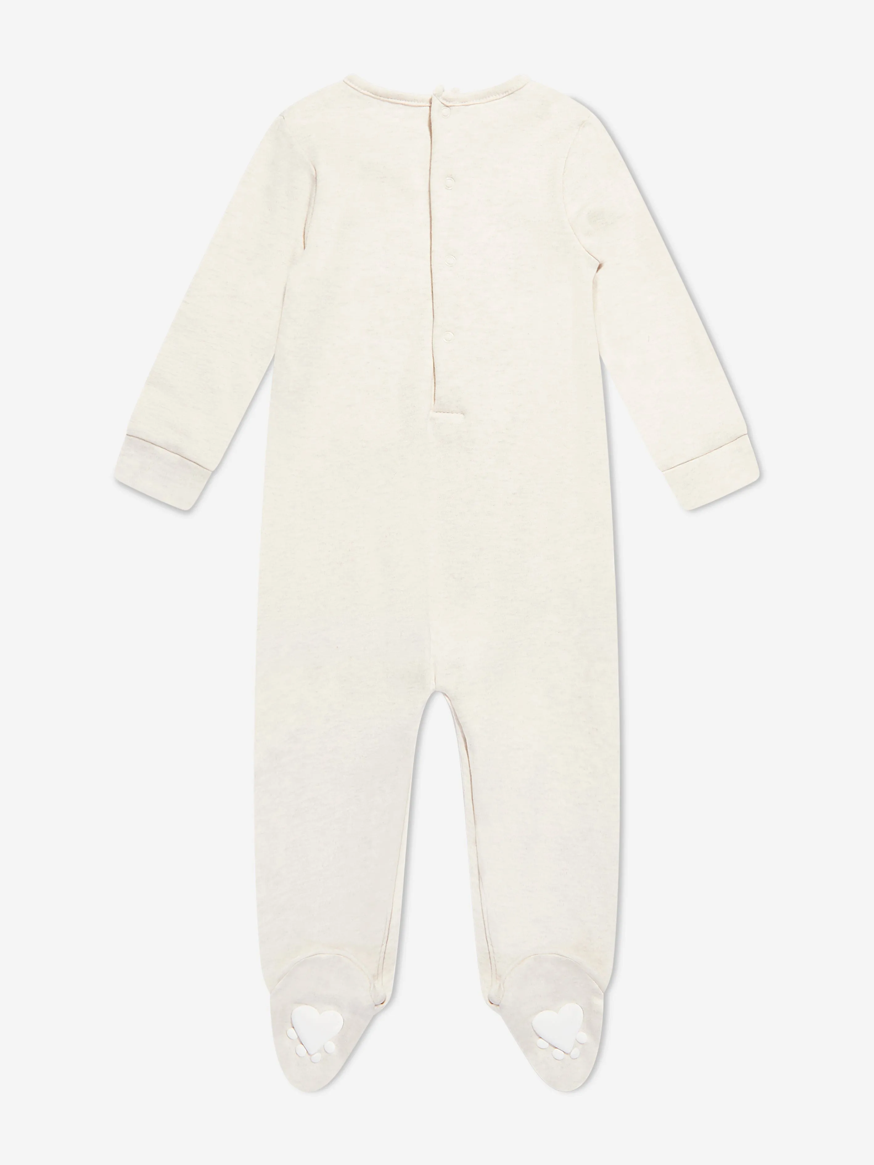 Guess Baby Logo Babygrow in Beige