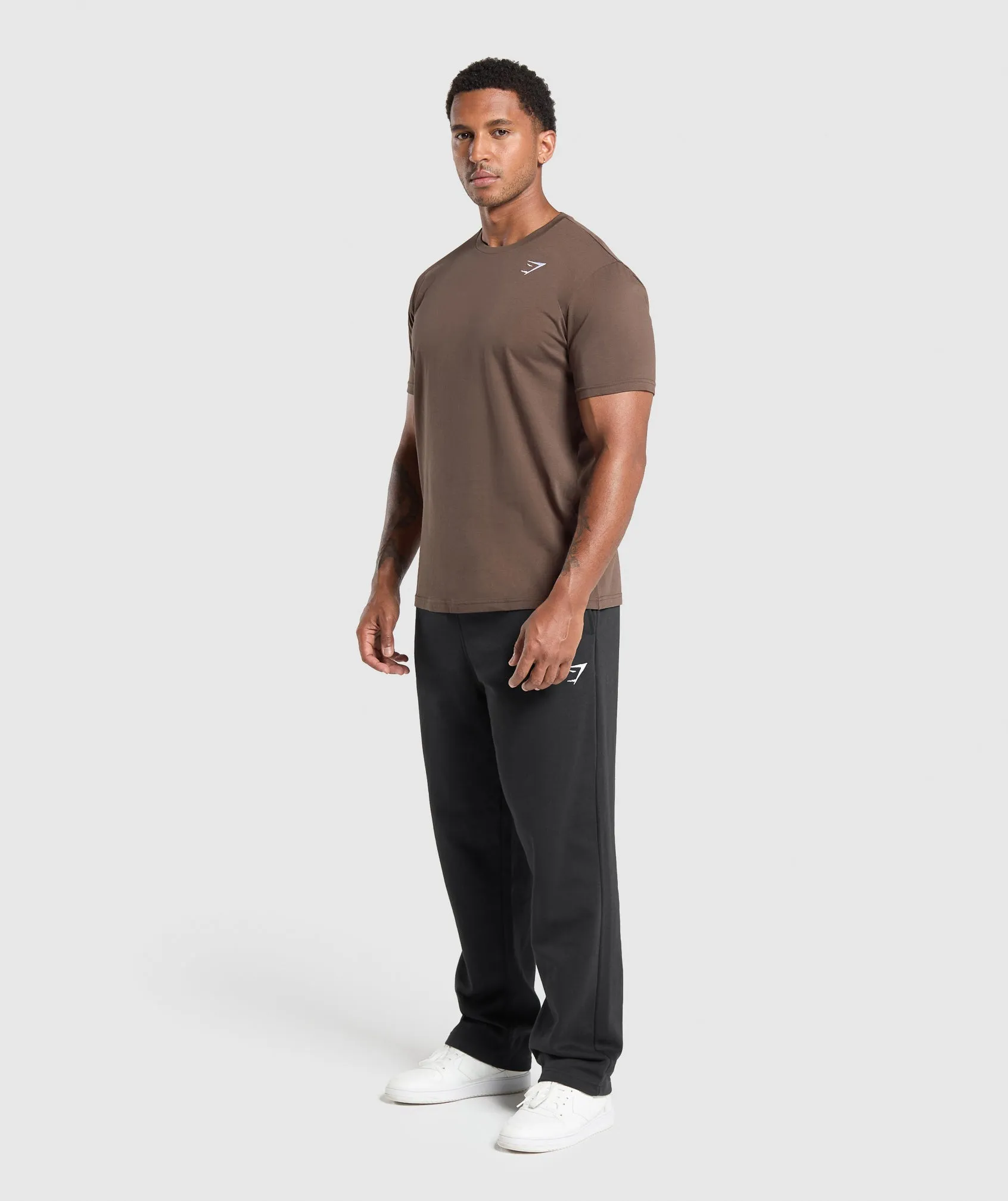 Gymshark Crest T-Shirt - Walnut Brown