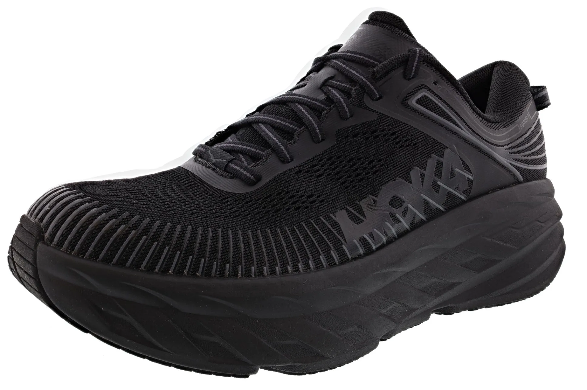 Hoka Men's Ultra Marathon Cushioned Running Shoes Bondi 7