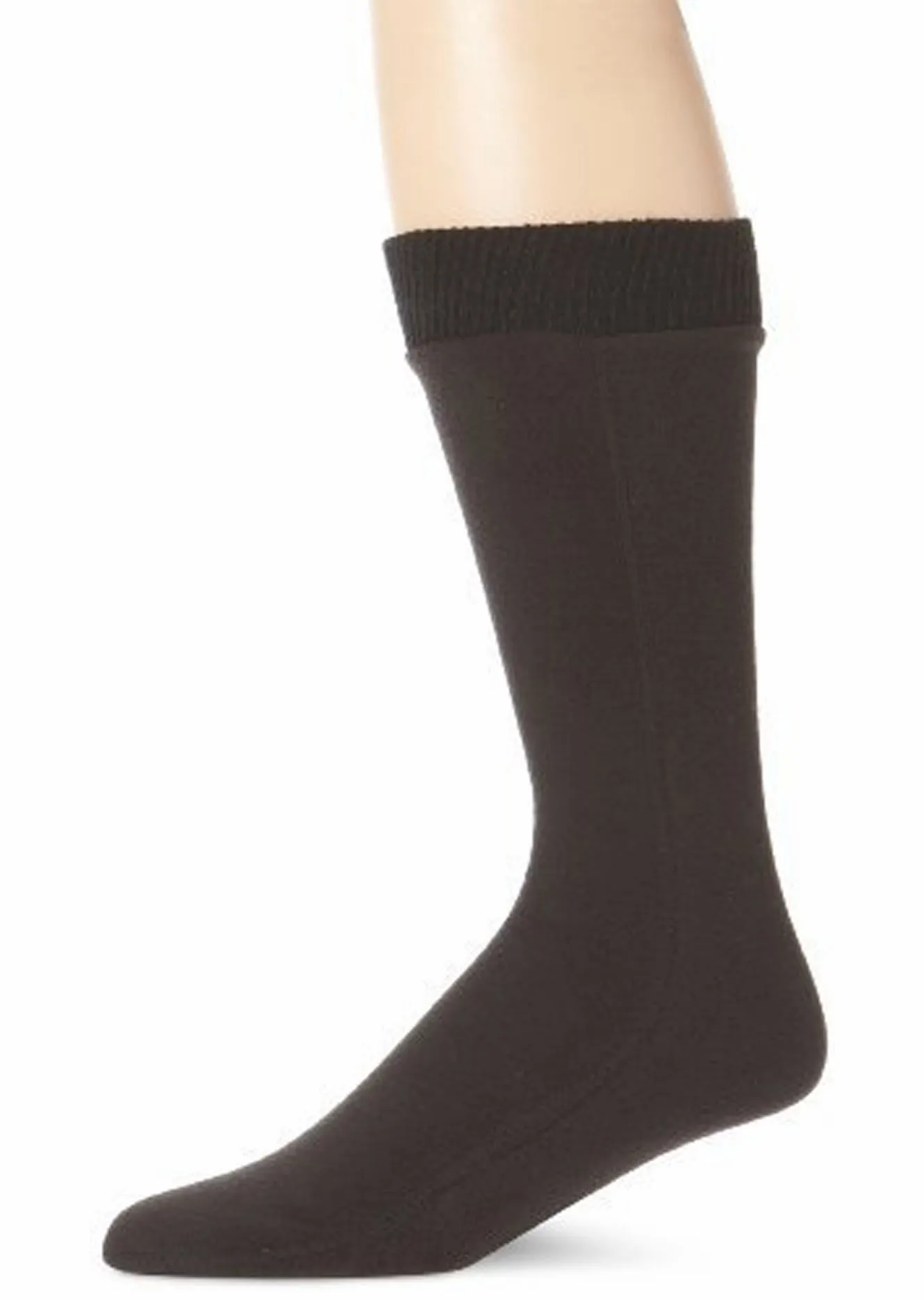 Hot Headz Polarex Fleece Socks - Stylish Black, Large for Winter Warmth