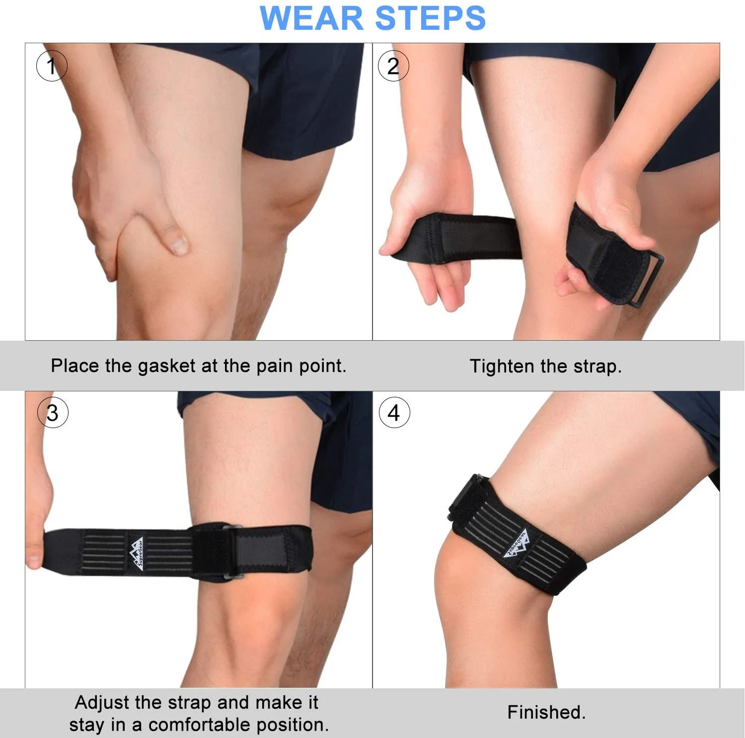 Iliotibial Band Strap Wrap Breathable ITB Strap