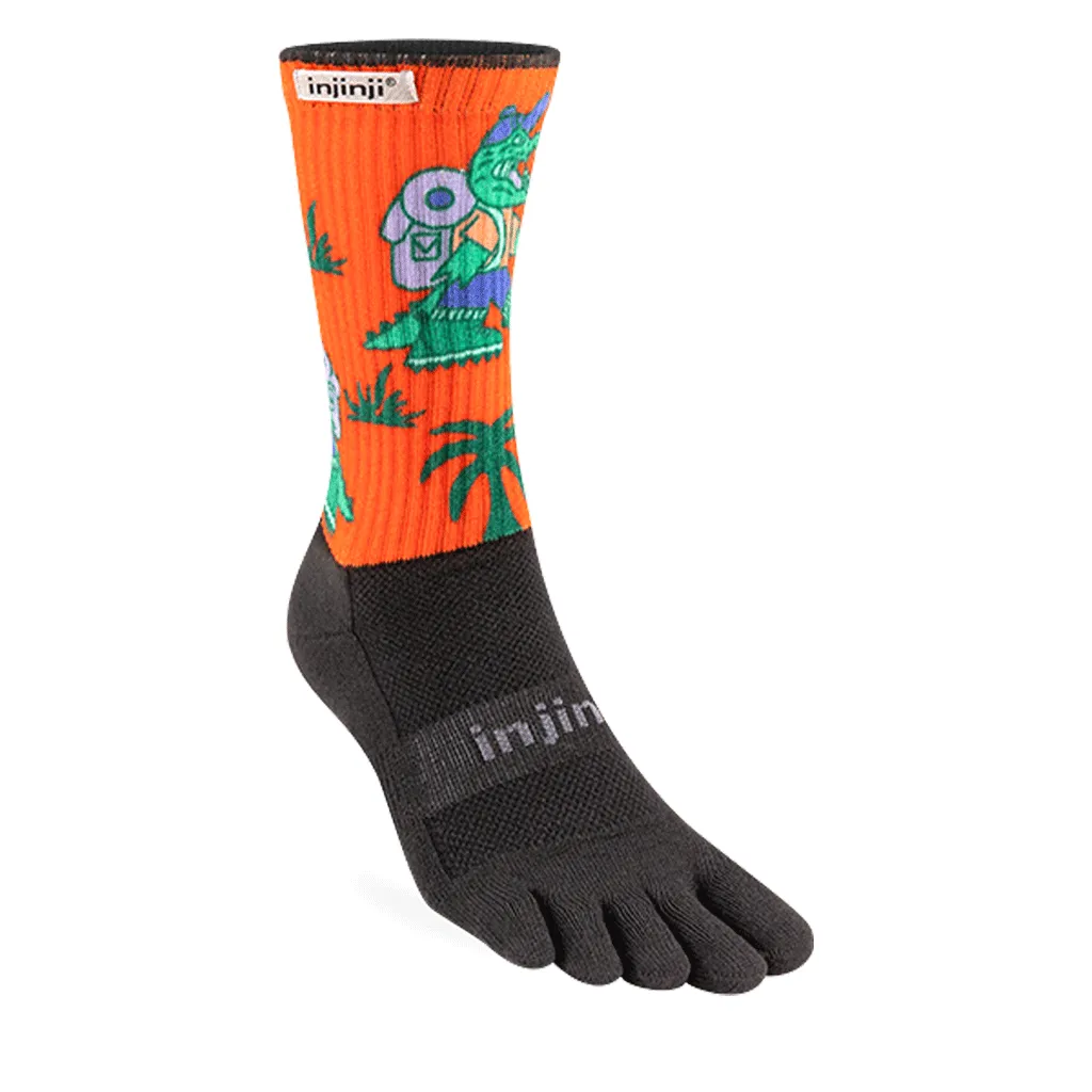 Injinji Artist Designed Men's Crew Toesocks