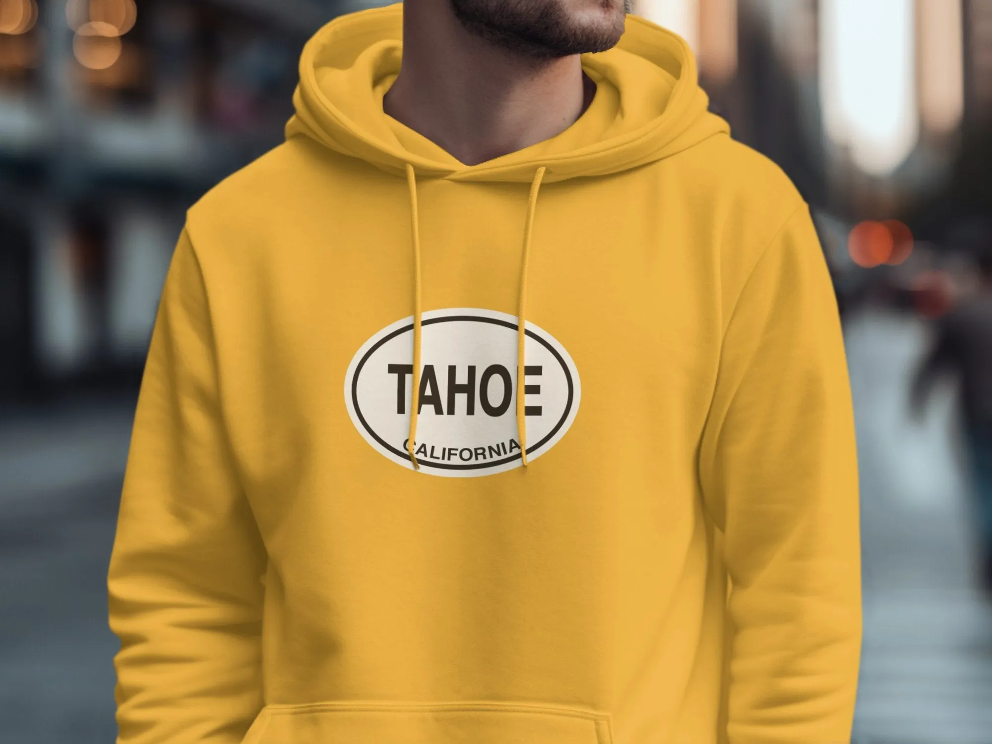 Lake Tahoe Mens Hoodie - Warm Apparel for Mountain Getaways