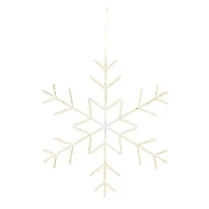 Lumineo 60cm Micro LED Warm White Snowflake