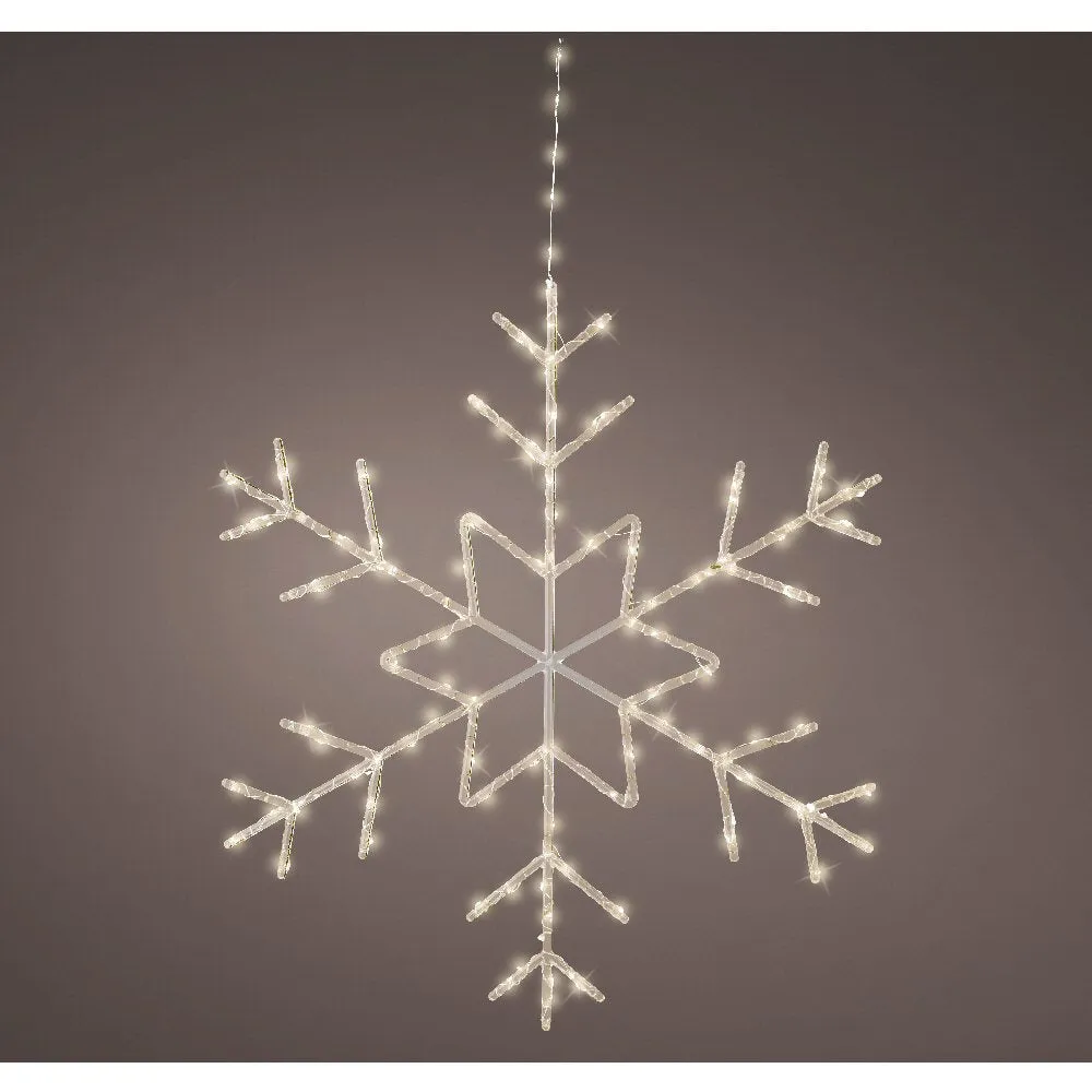 Lumineo 60cm Micro LED Warm White Snowflake