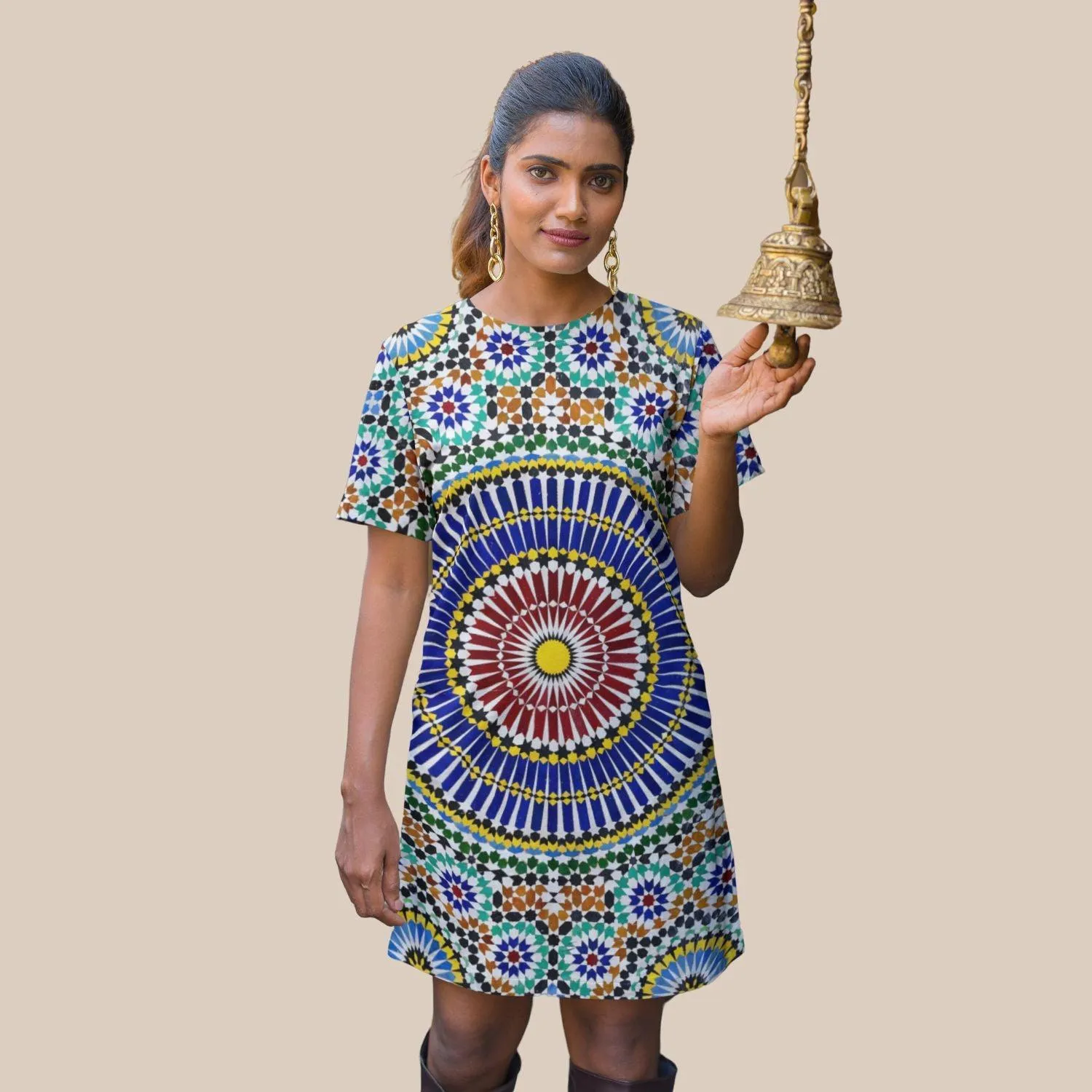 Mandala - Women's T-Shirt Dress