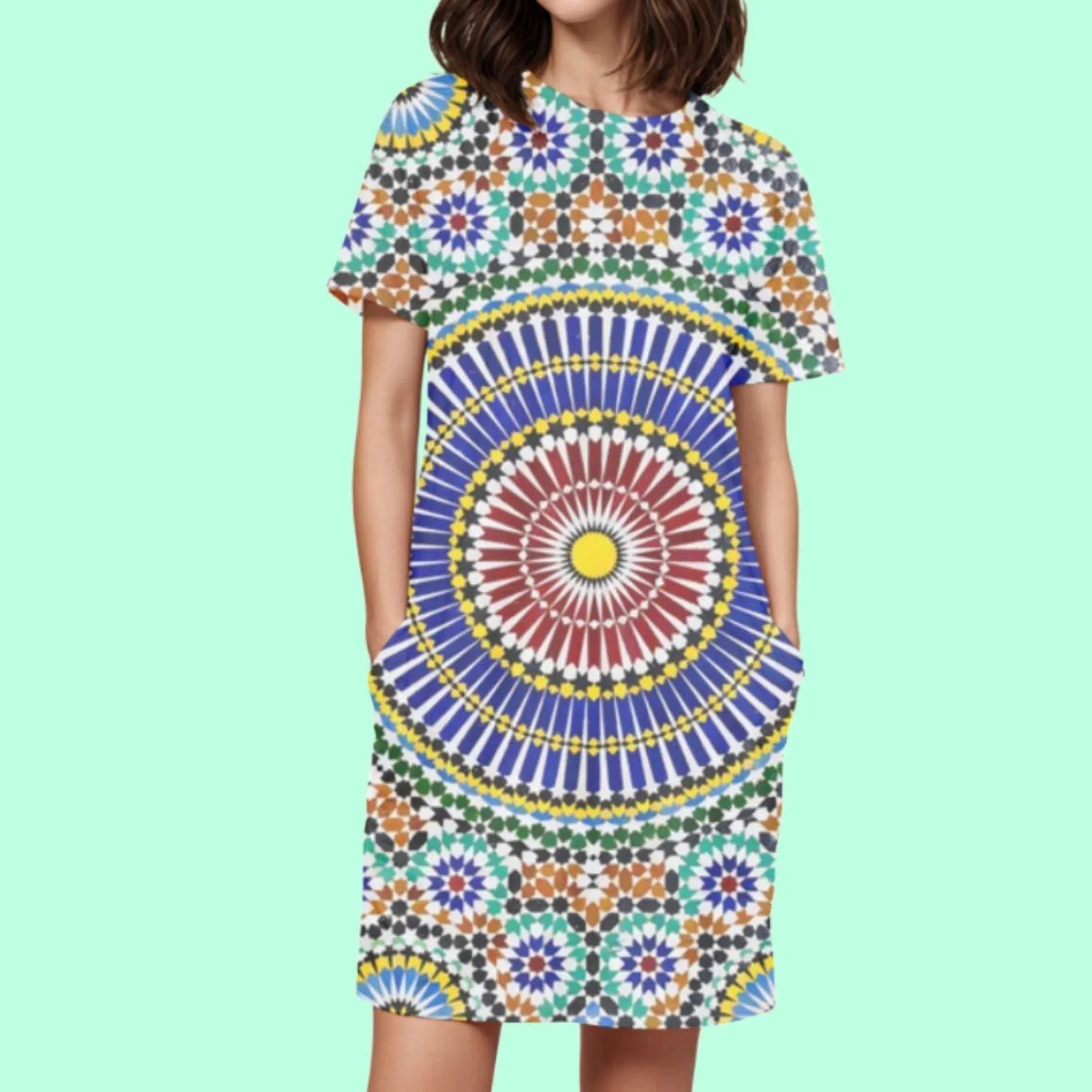 Mandala - Women's T-Shirt Dress