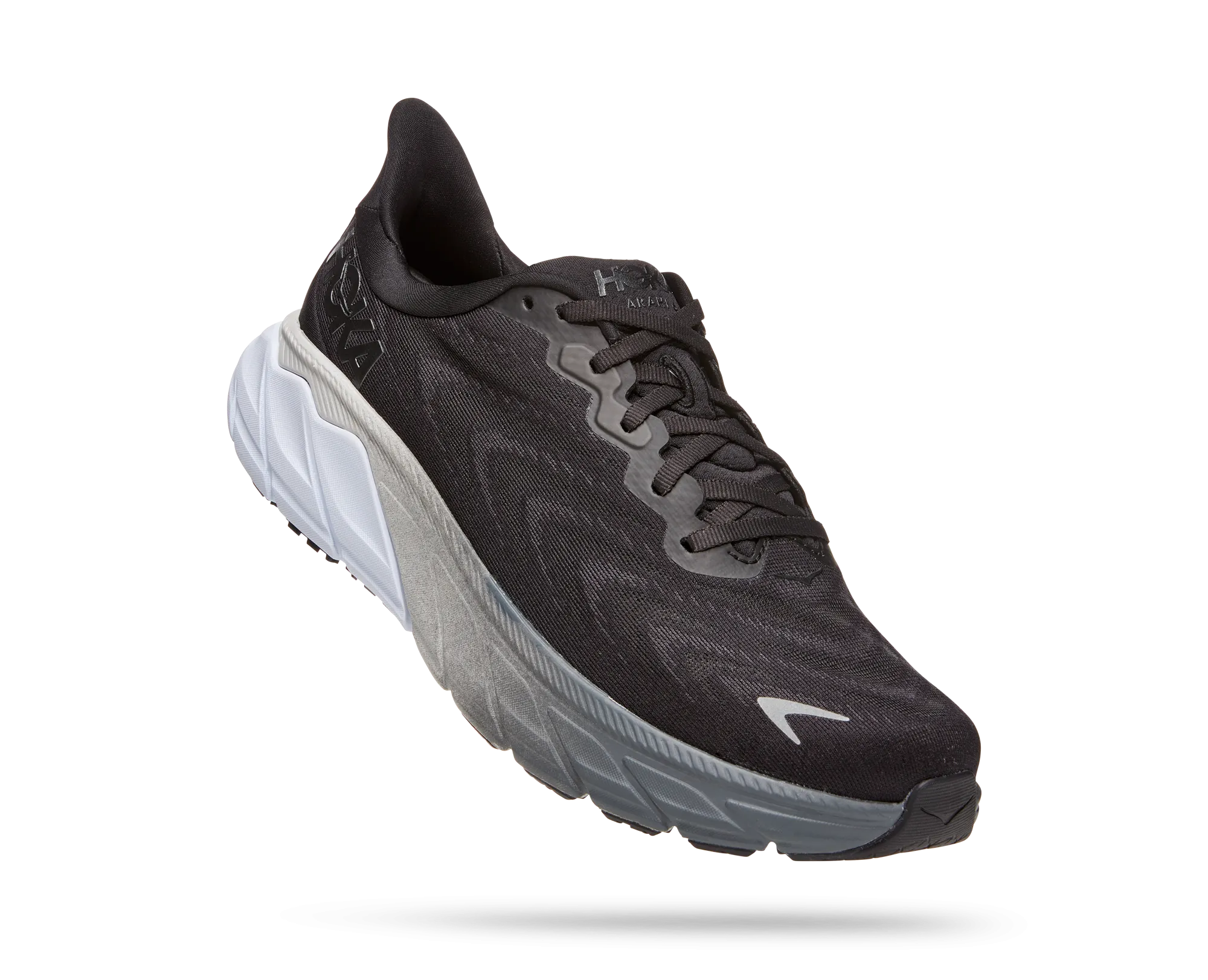 Men's Hoka Arahi 6 Color: Black/White