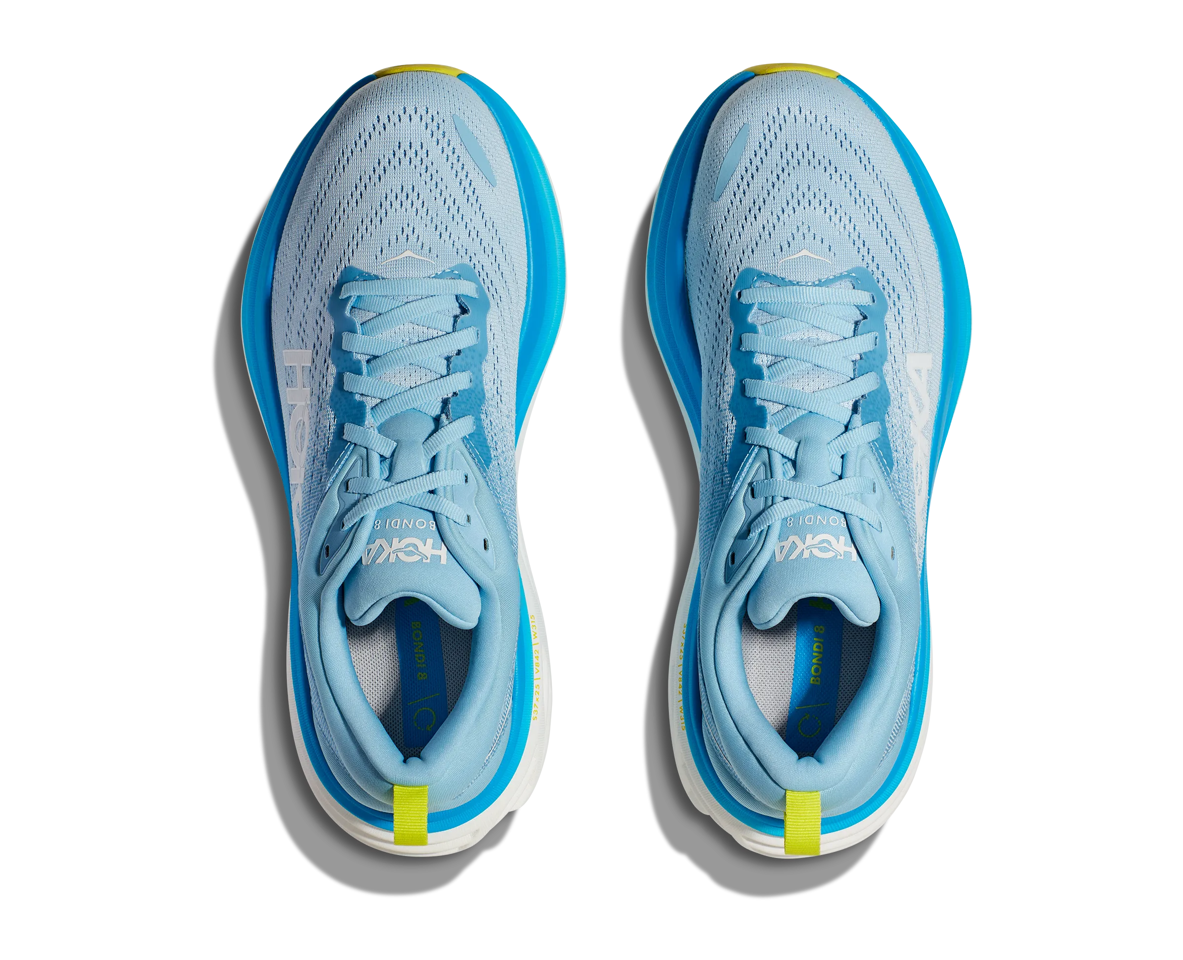 Men's Hoka Bondi 8 Color: Airy Blue / Diva Blue