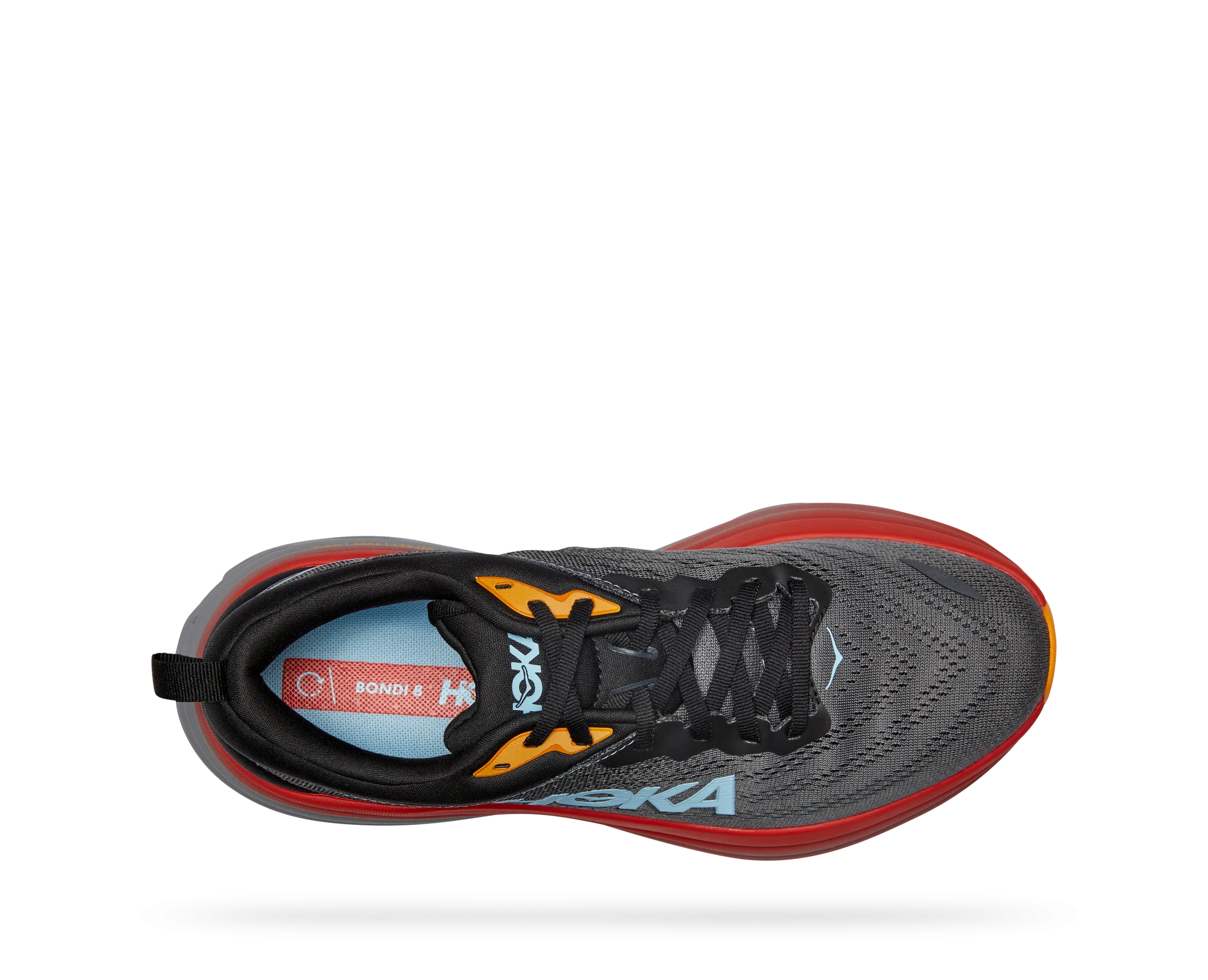 Men's Hoka Bondi 8 Color: Athracite / Castlerock