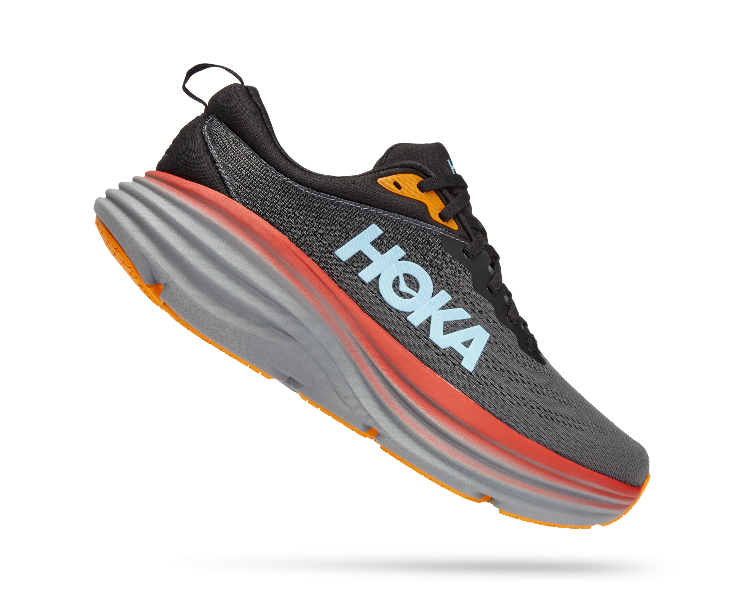 Men's Hoka Bondi 8 Color: Athracite / Castlerock