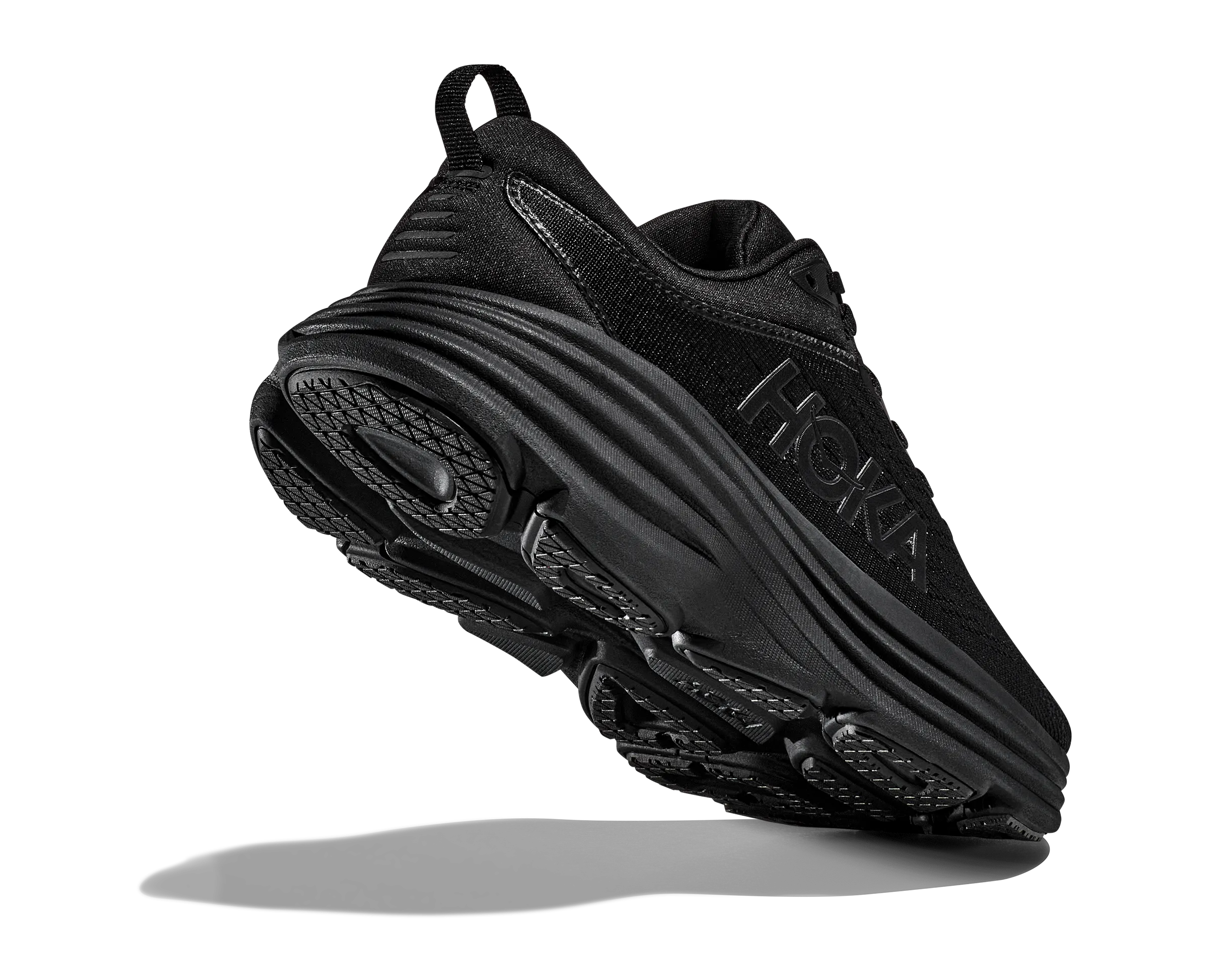 Men's Hoka Bondi 8 Color: Black / Black