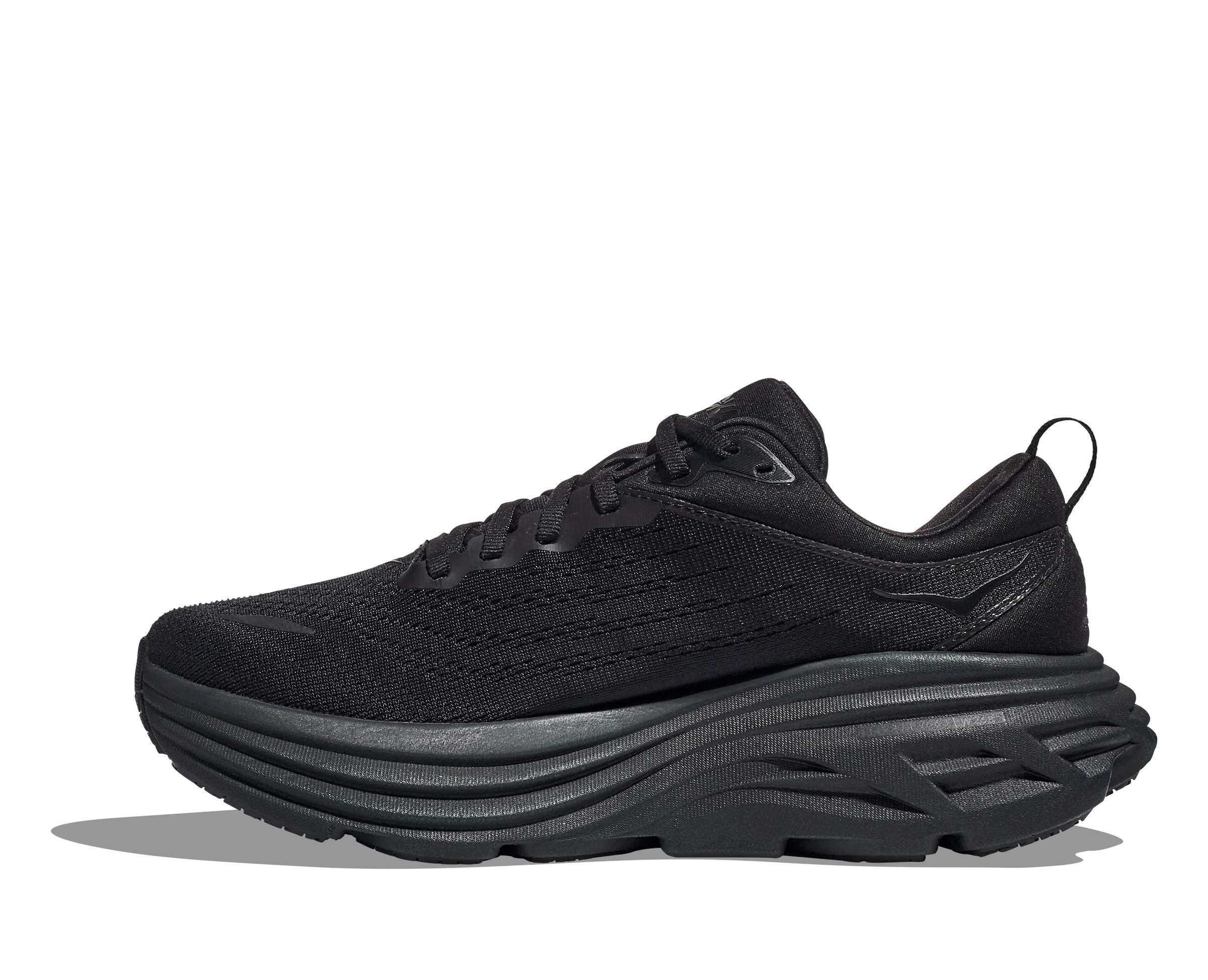 Men's Hoka Bondi 8 Color: Black / Black