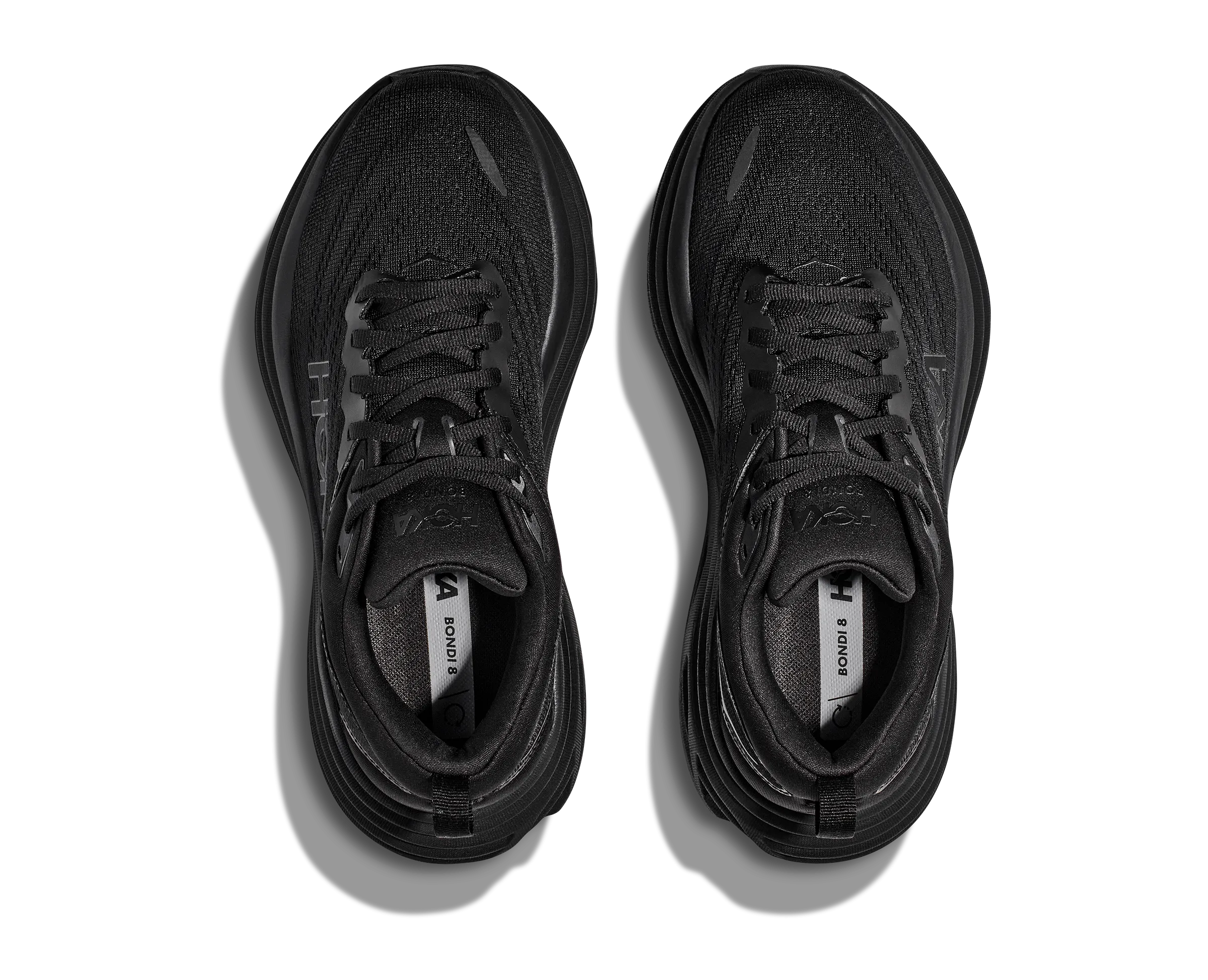 Men's Hoka Bondi 8 Color: Black / Black