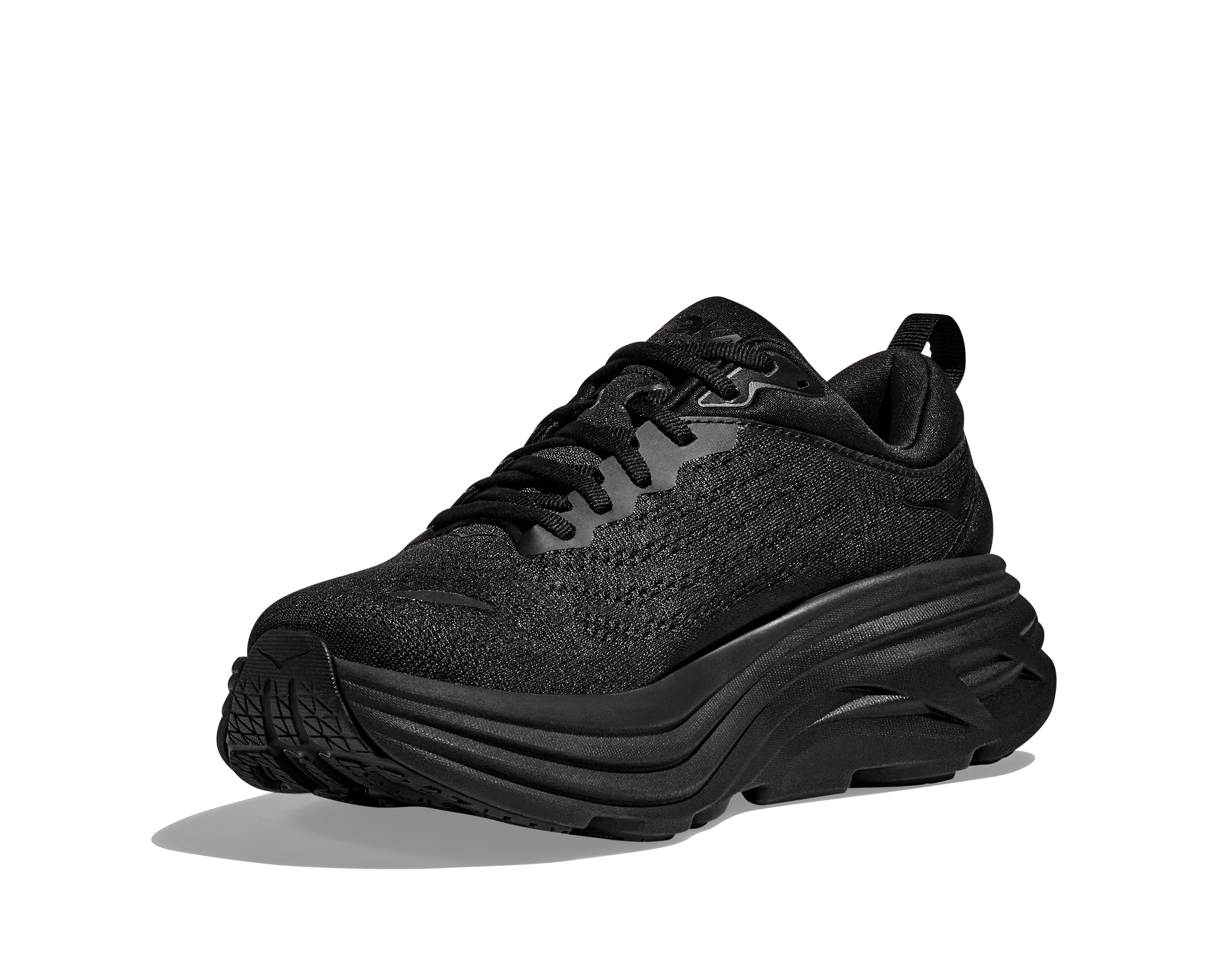 Men's Hoka Bondi 8 Color: Black/Black (EXTRA WIDE WIDTH)