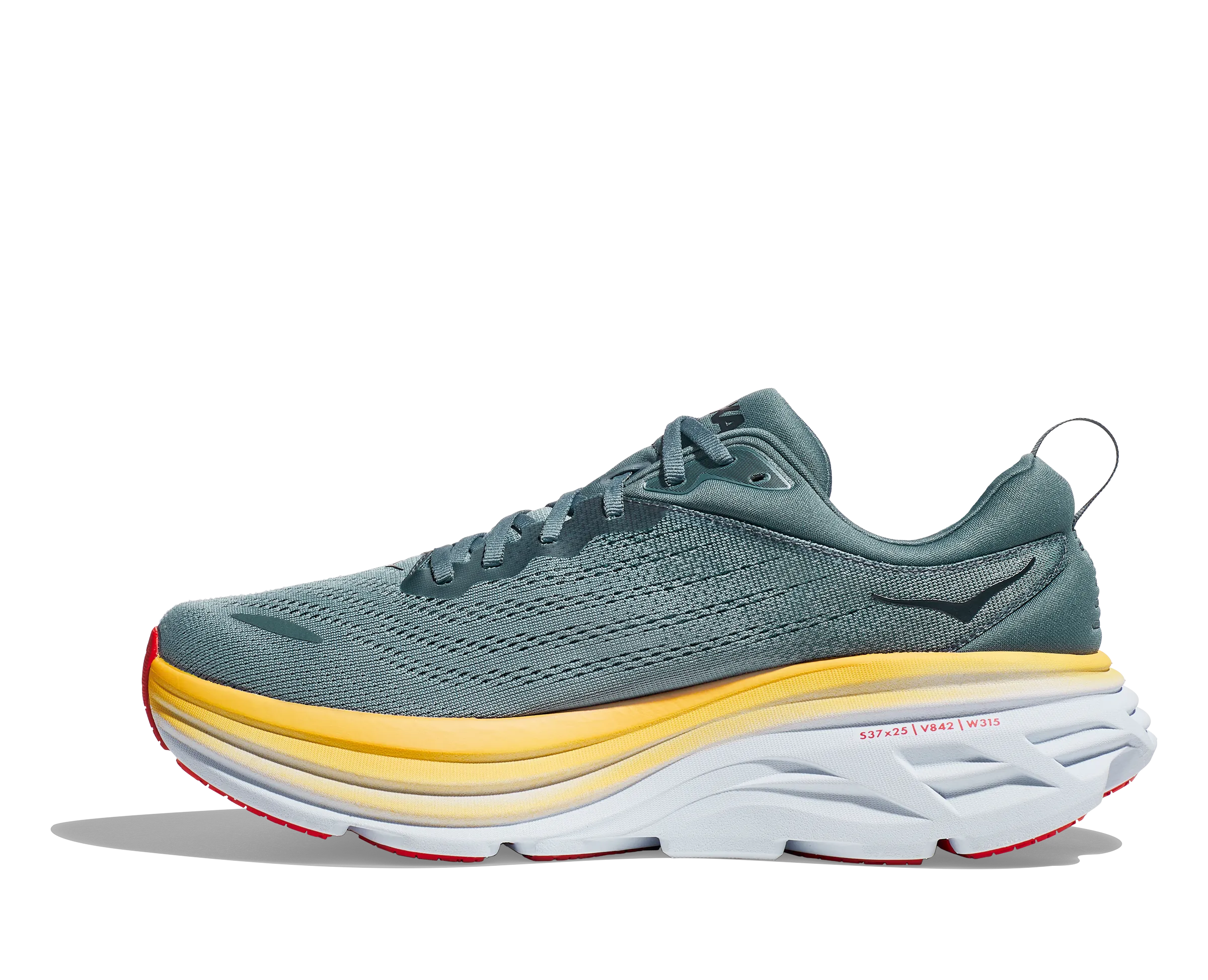 Men's Hoka Bondi 8 Color: Goblin Blue / Mountain Spring