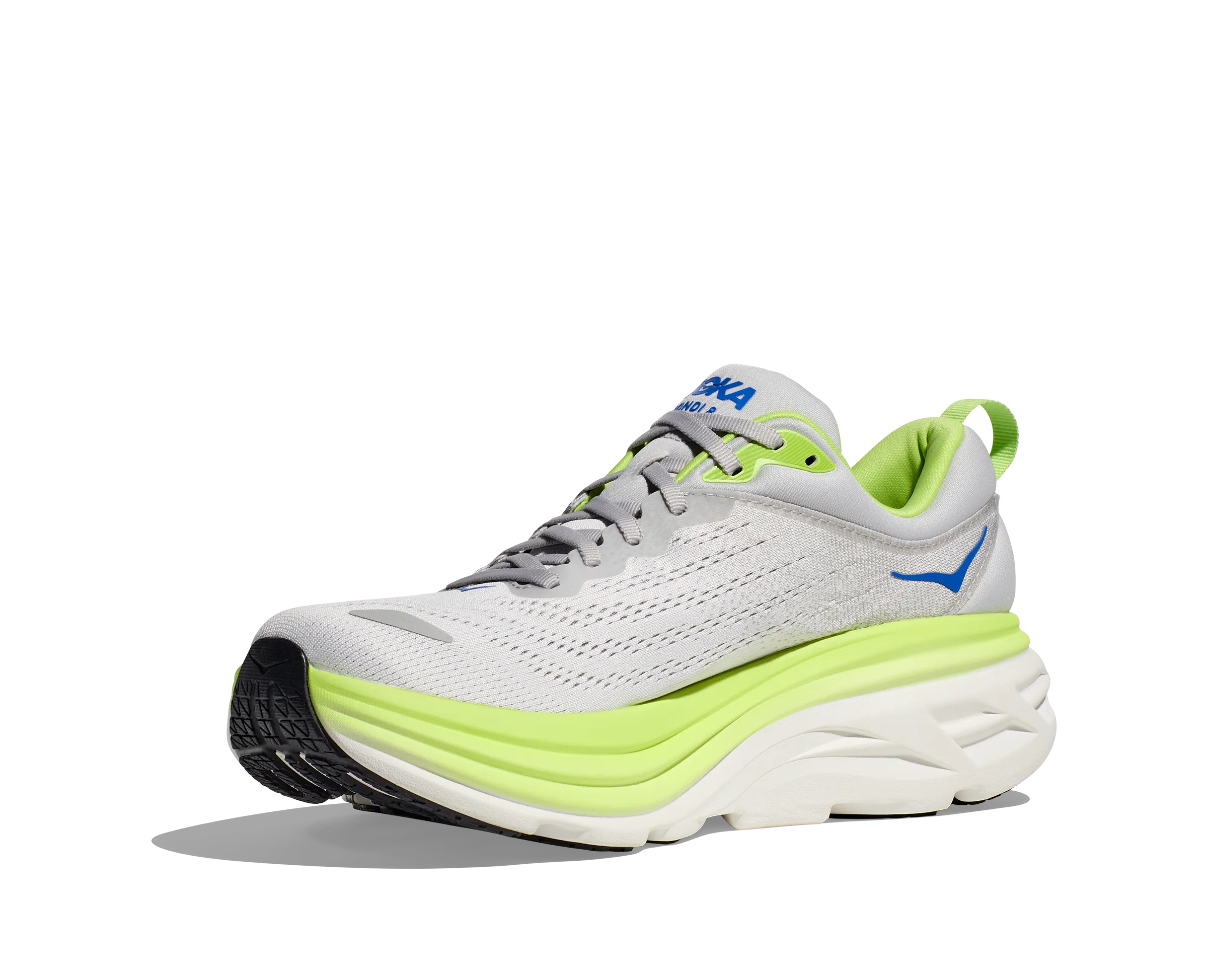 Men's Hoka Bondi 8 Color: Stardust/ Lettuce