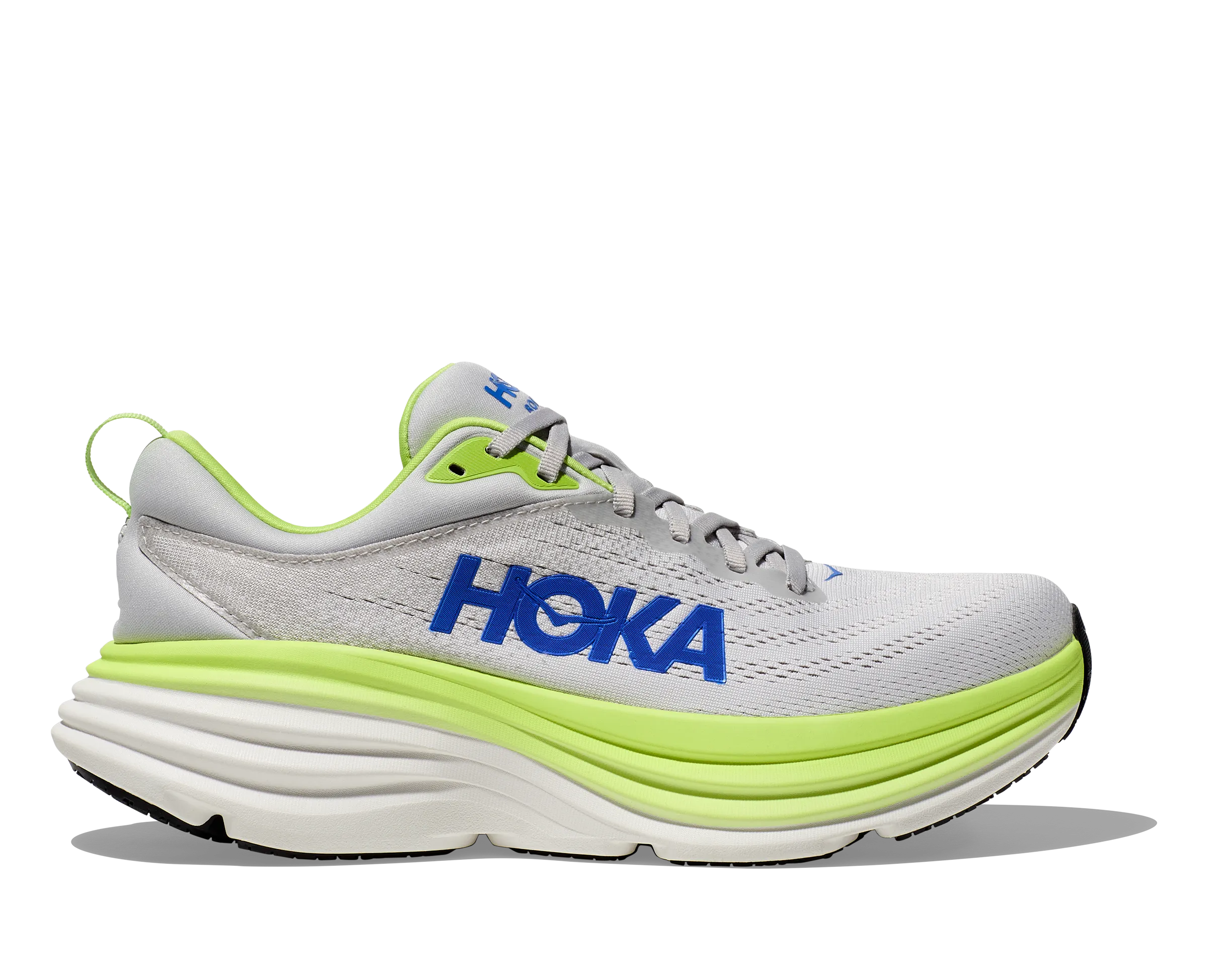 Men's Hoka Bondi 8 Color: Stardust/ Lettuce