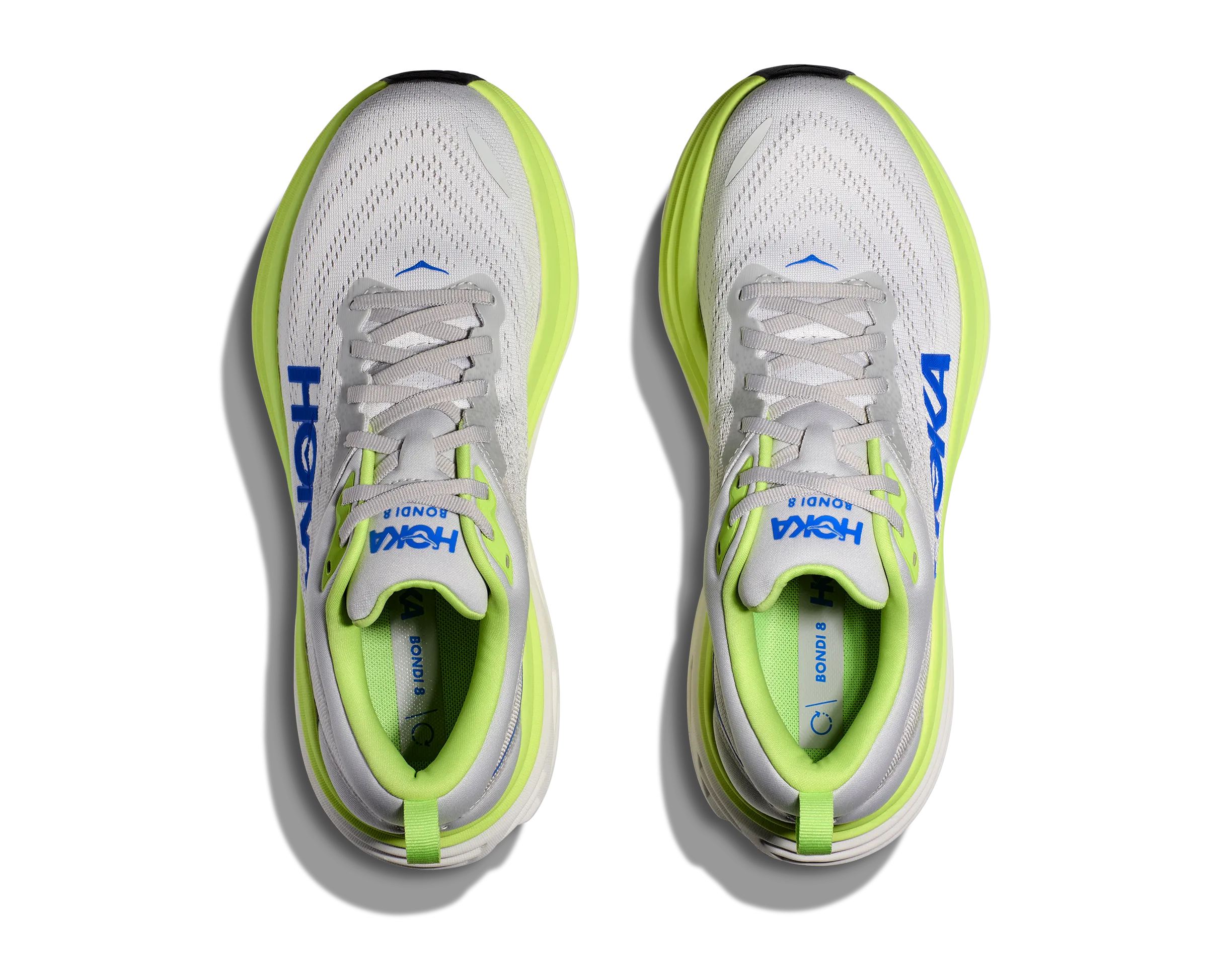 Men's Hoka Bondi 8 Color: Stardust/ Lettuce